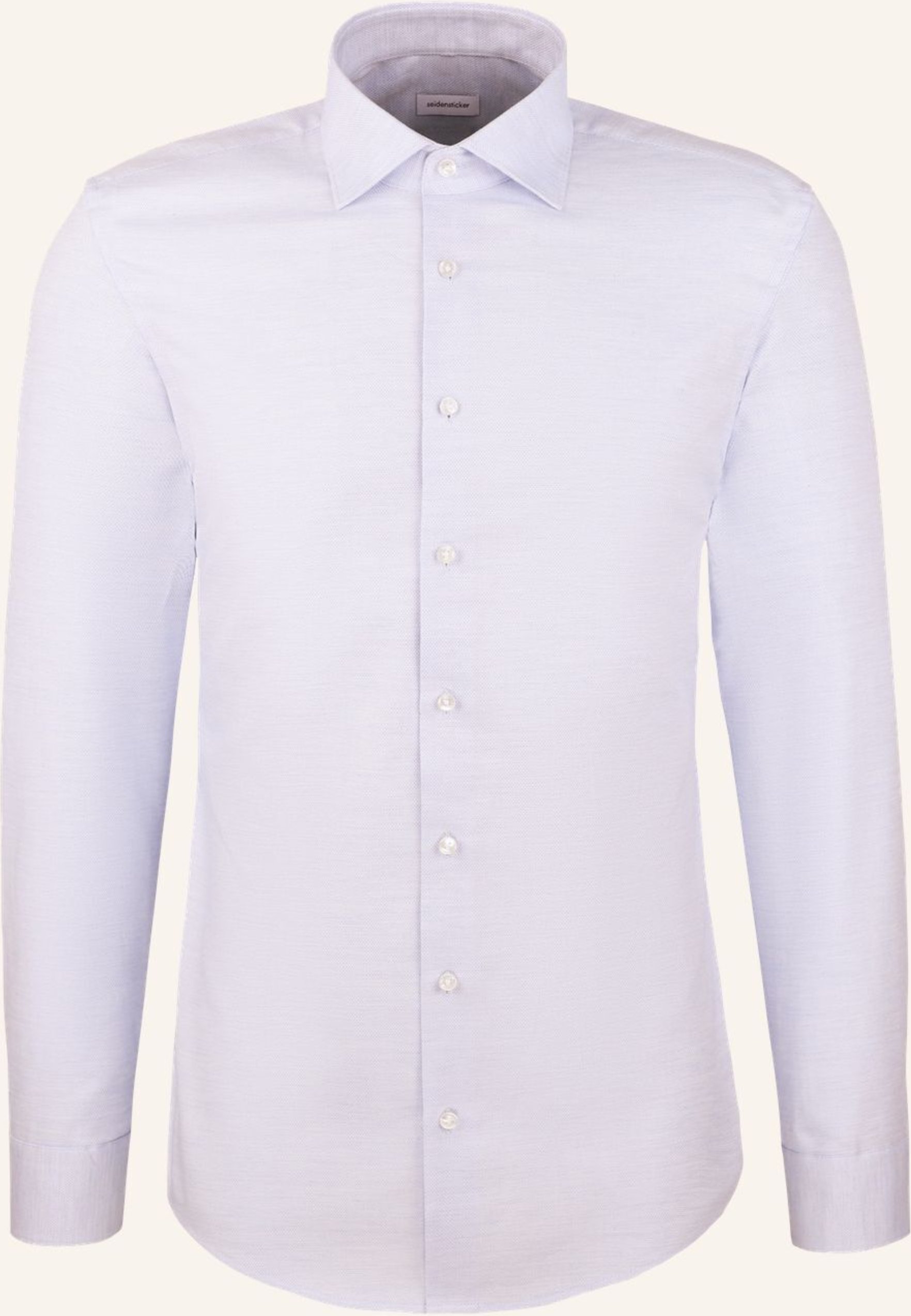 Seidensticker Flanellhemd Shaped Fit blau