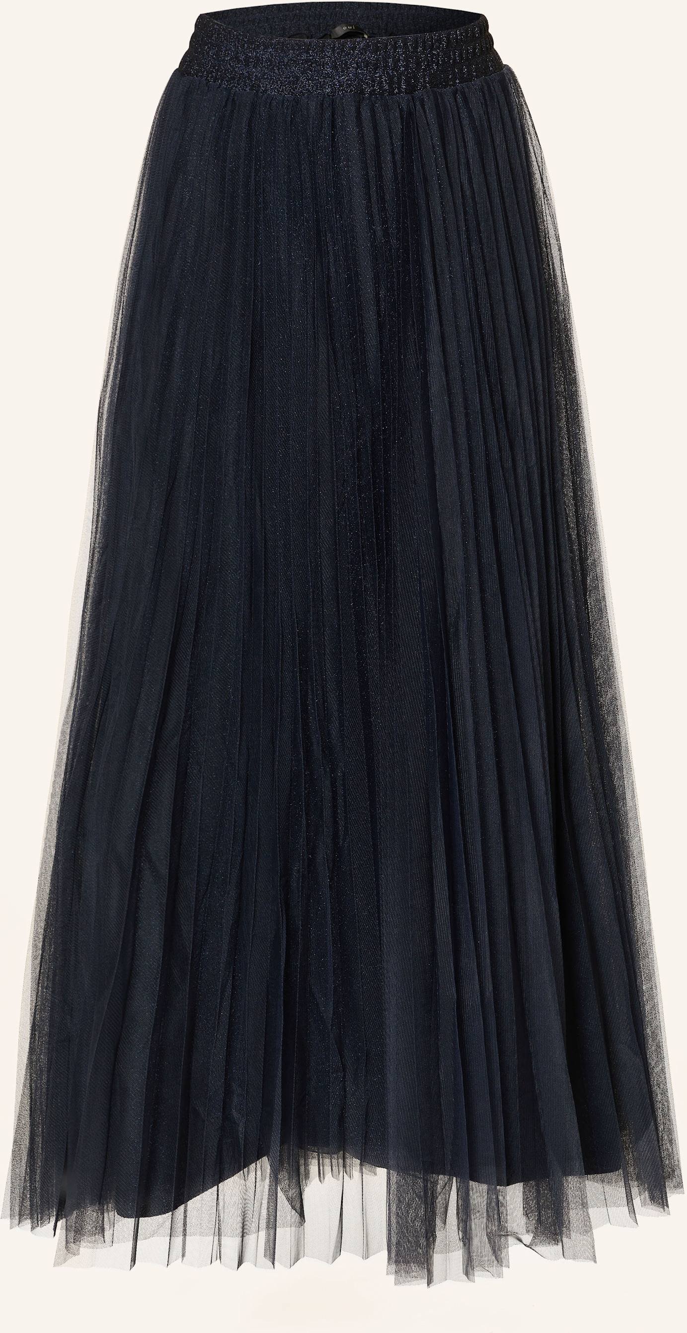 Oui Tüllrock Mit Glitzergarn blau