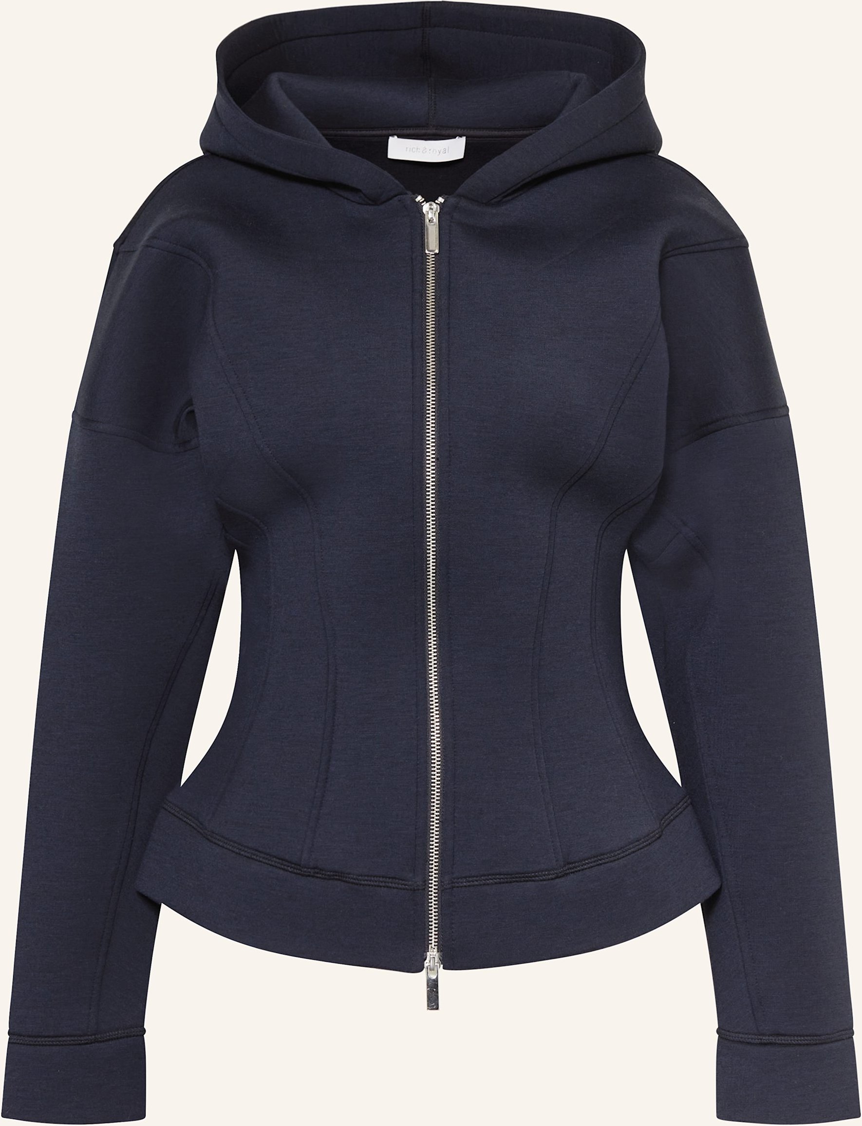 Rich & Royal Sweatjacke blau
