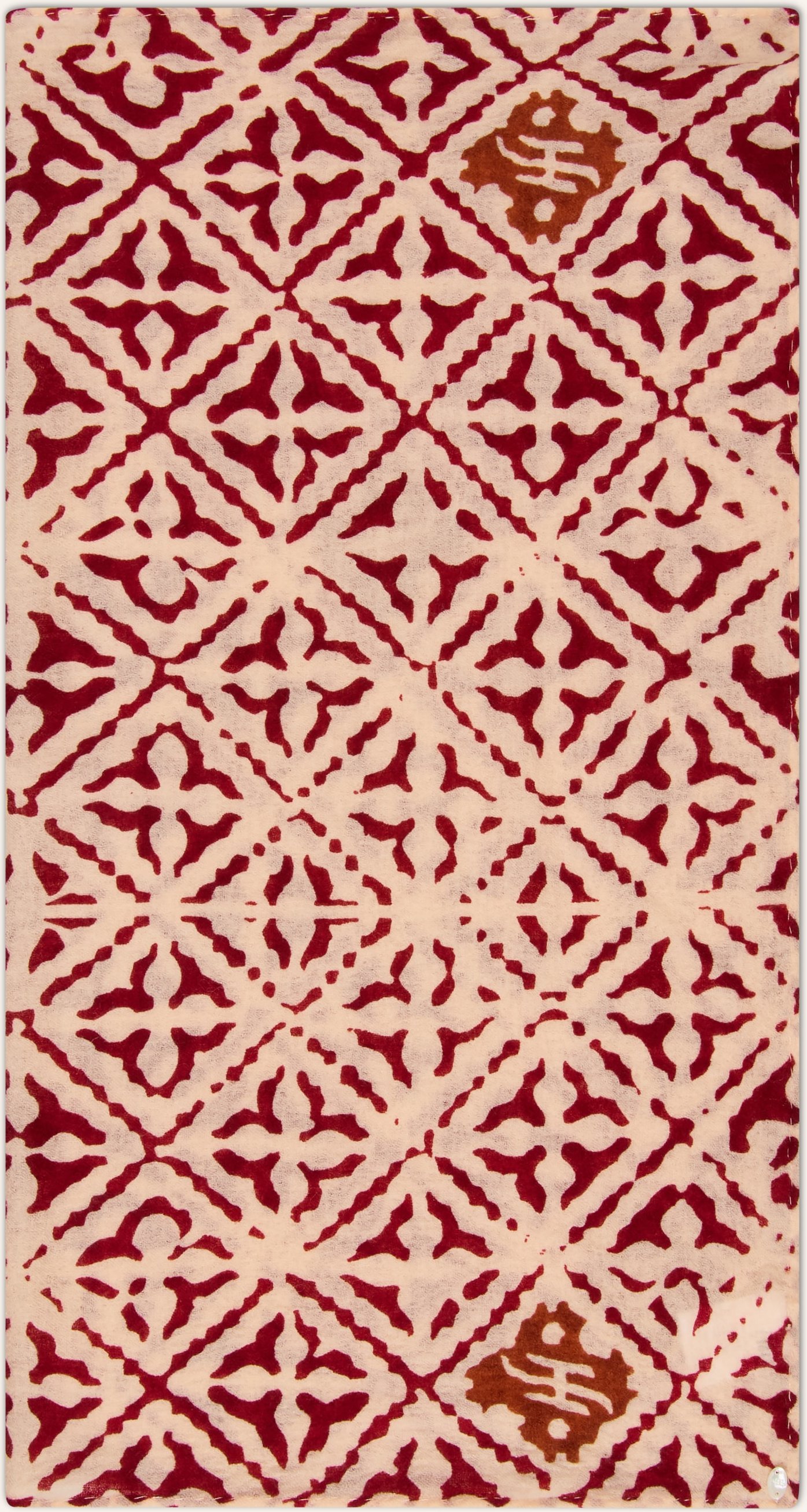 Friendly Hunting Cashmere-Tuch rot