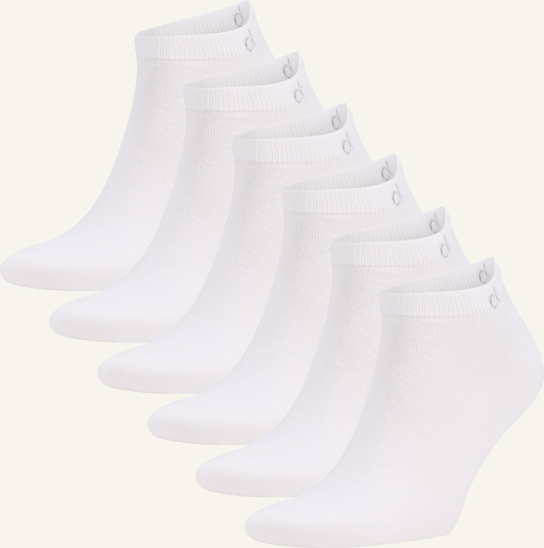 Thumbnail - Calvin Klein 6er-Pack Sneakersocken weiss