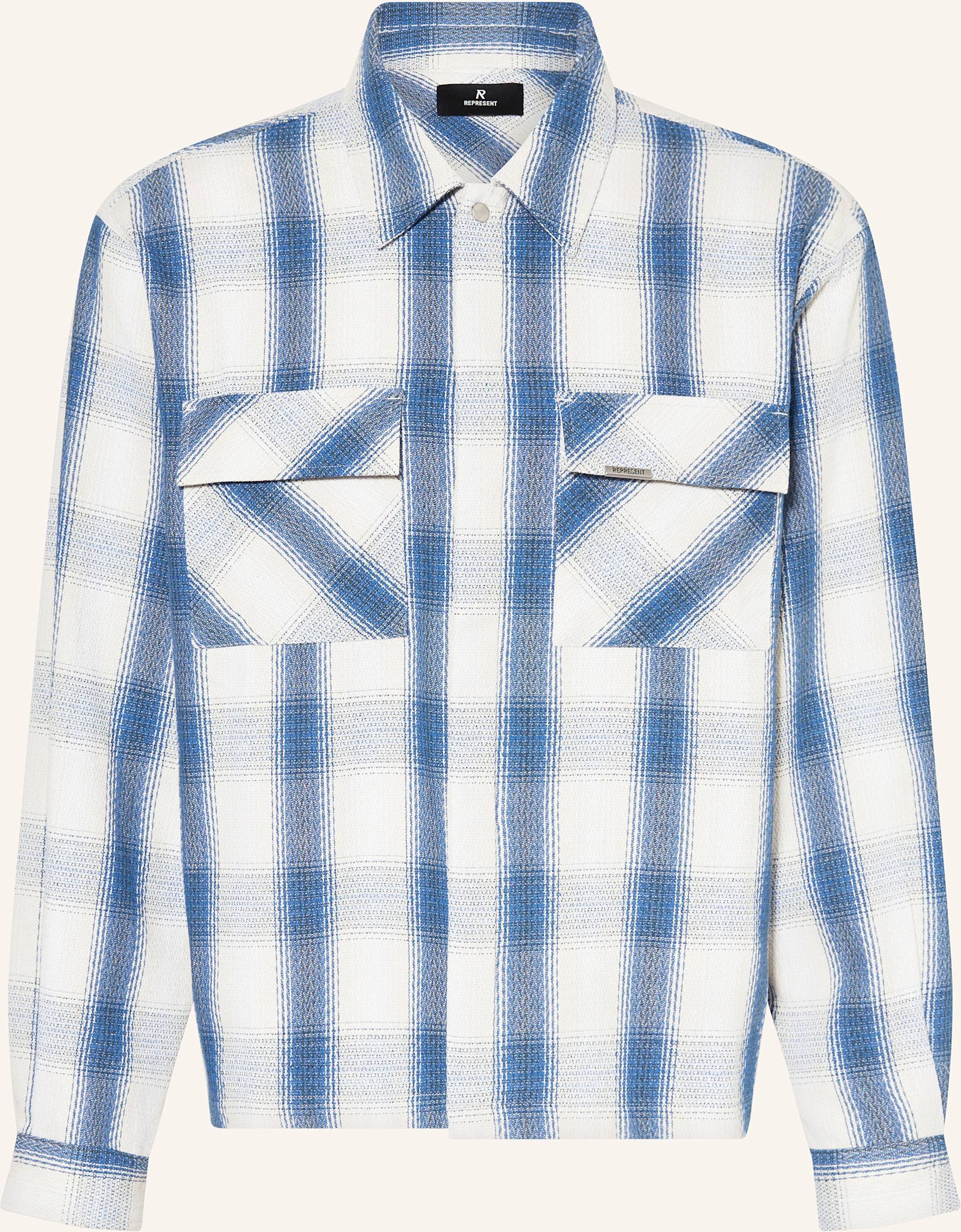 Represent Hemd Regular Fit blau