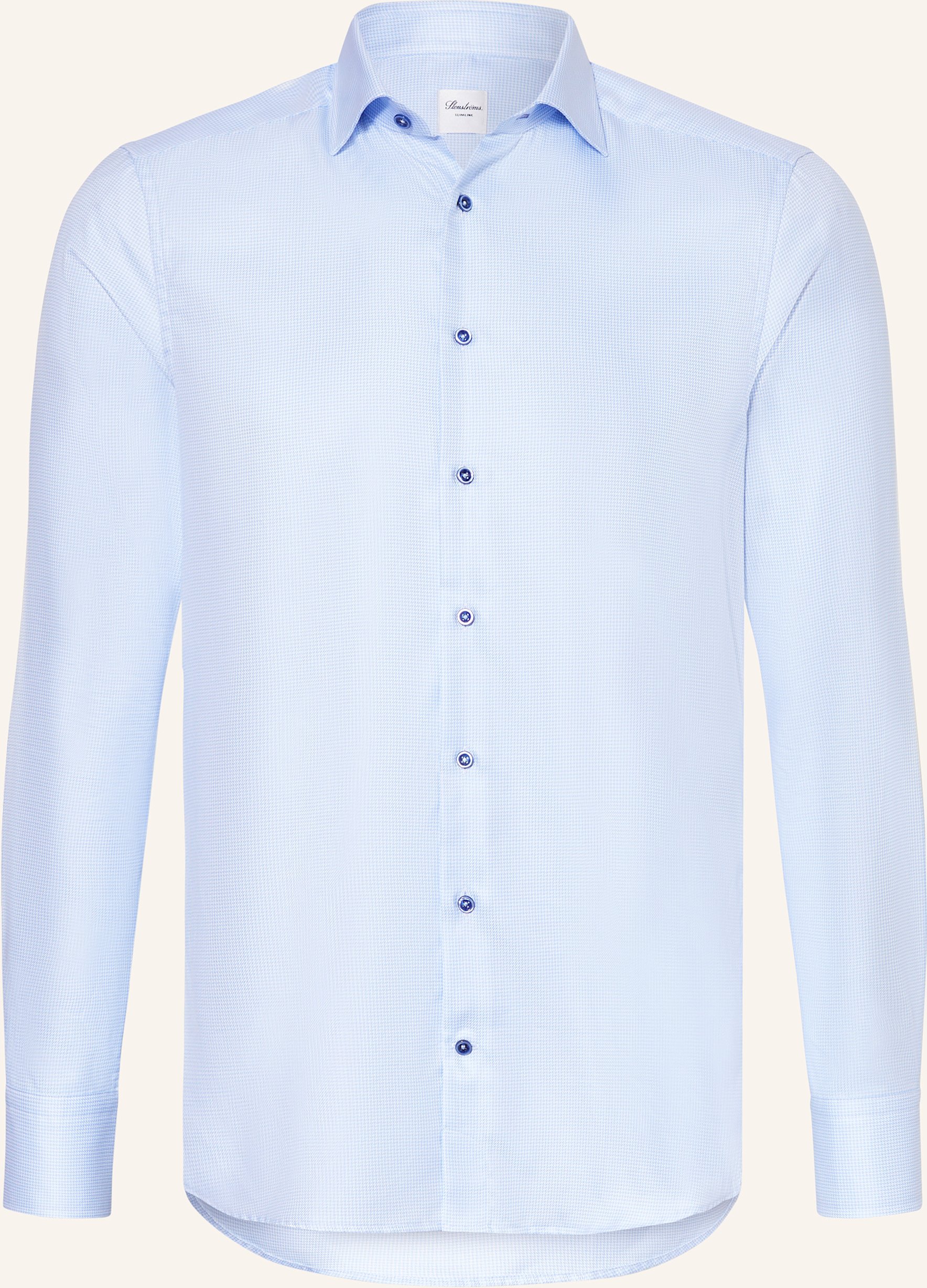 Stenströms Hemd Slim Fit blau
