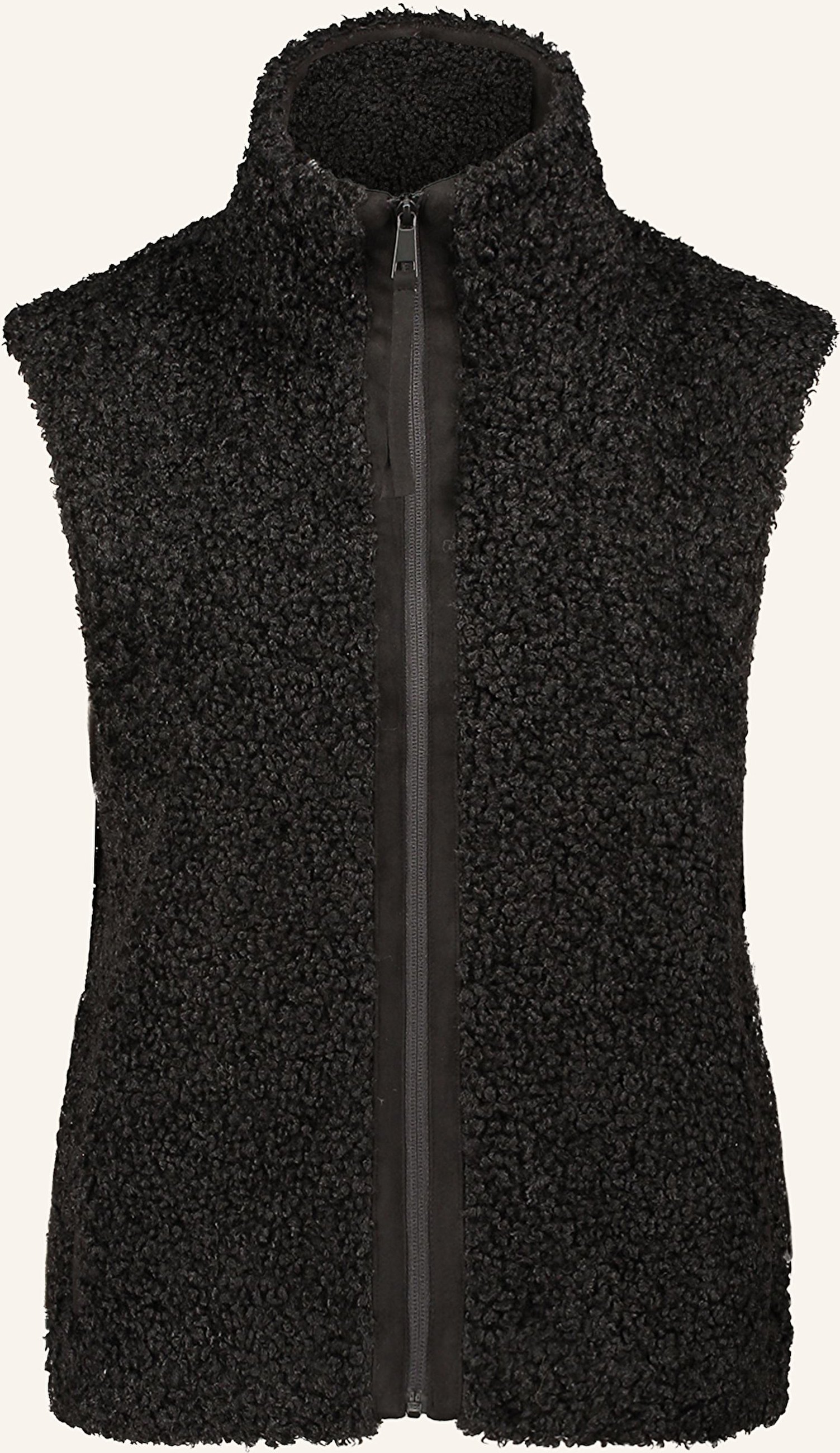 Betty&Co Teddyfell-Weste schwarz