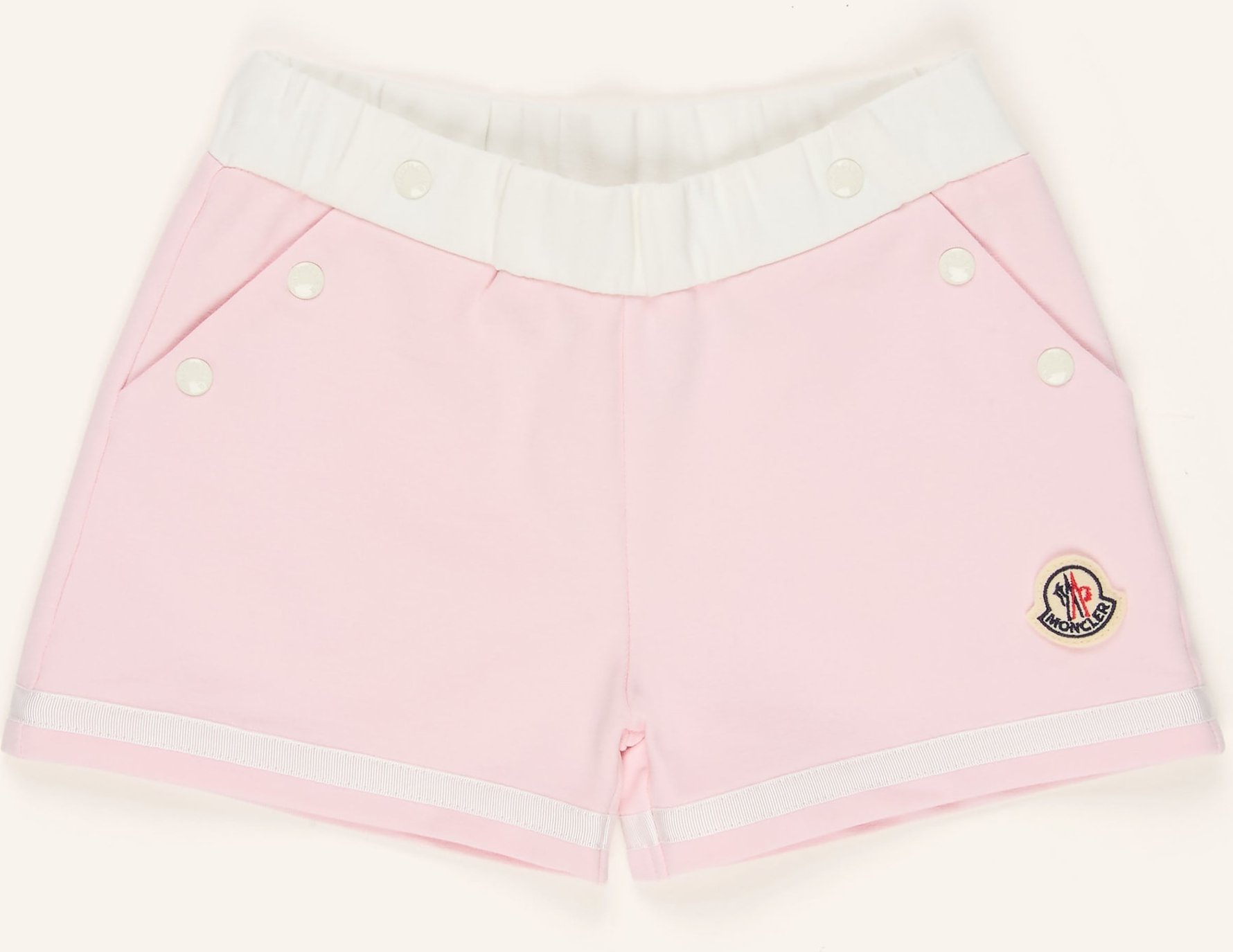 Moncler Enfant Sweatshorts rosa