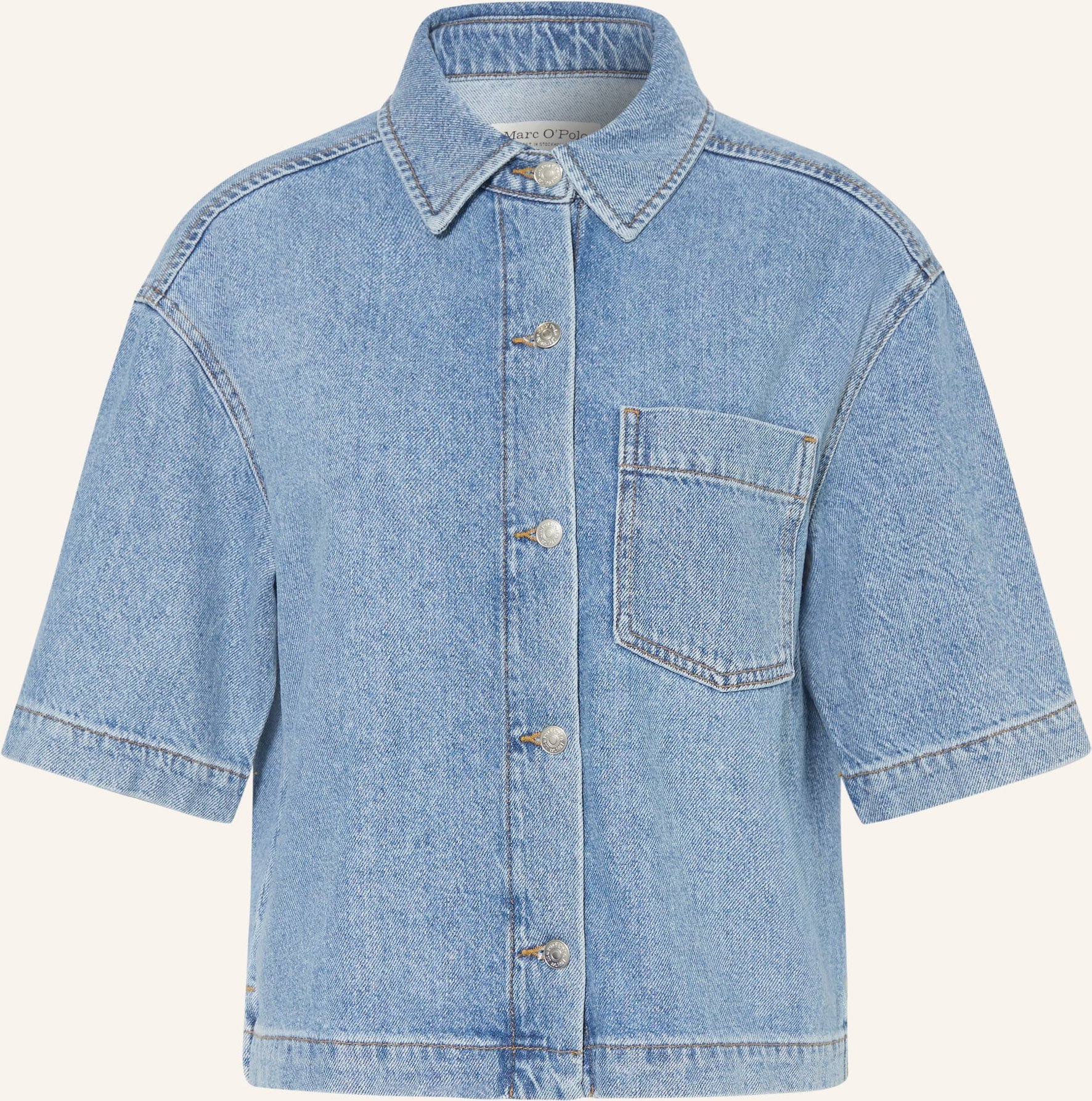 Marc O'polo Jeansbluse blau