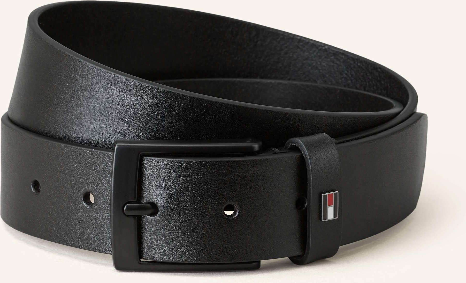 Tommy Hilfiger Ledergürtel Adan schwarz