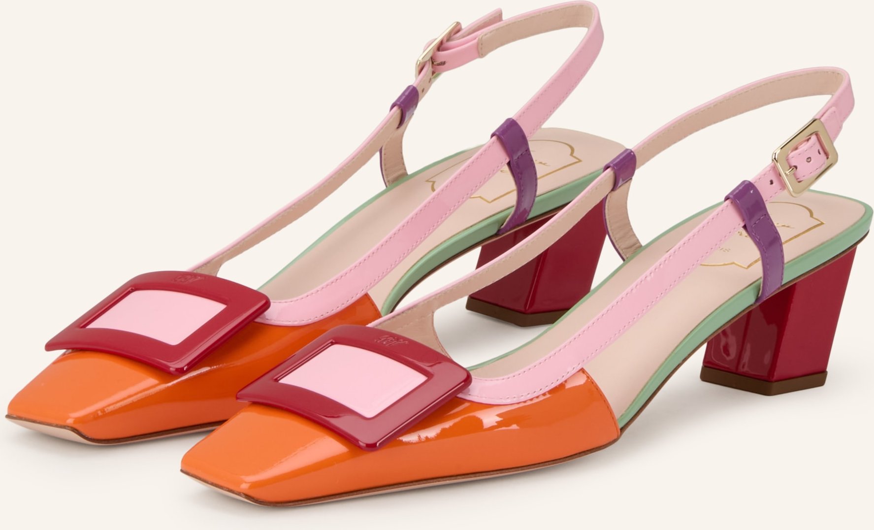 Roger Vivier Slingpumps Belle Vivier orange