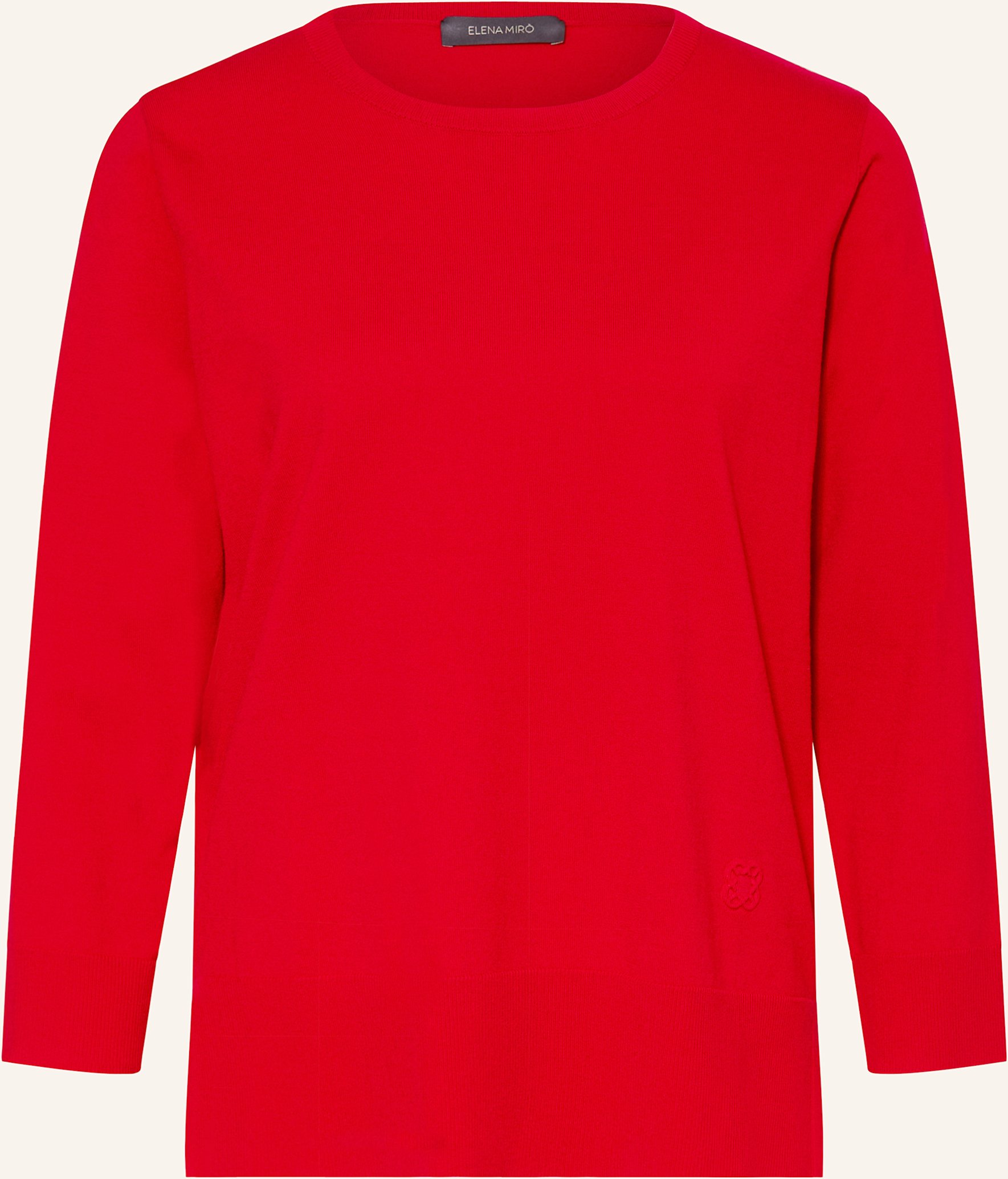 Thumbnail - Elena Miro Pullover Mit 3/4-Arm rot