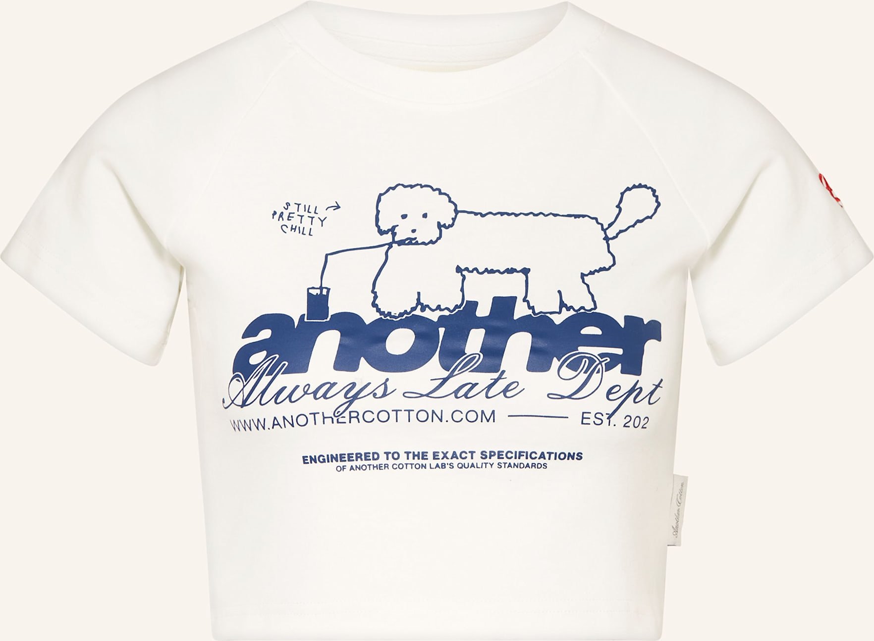 Another Cotton Lab Cropped-Shirt weiss