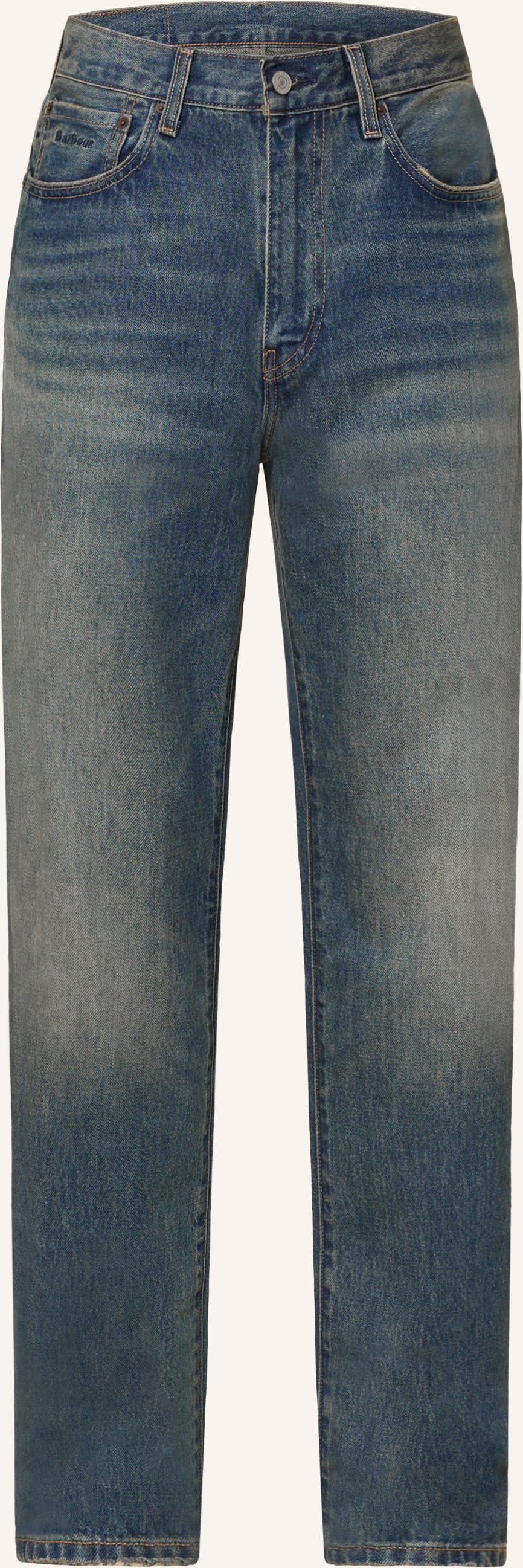 Barbour Jeans Loose Fit blau