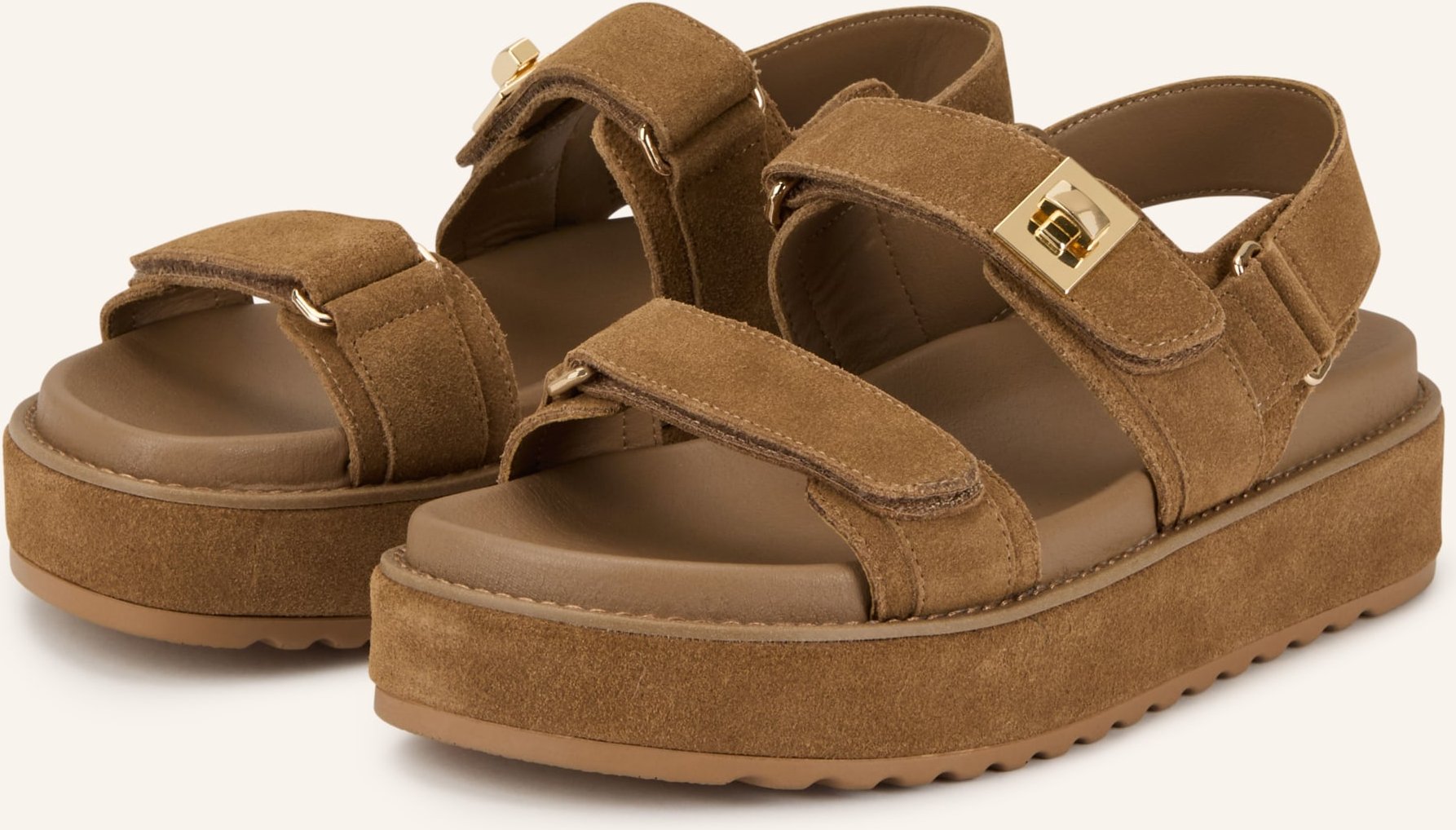 Steve Madden Plateau-Sandalen Bigoma braun