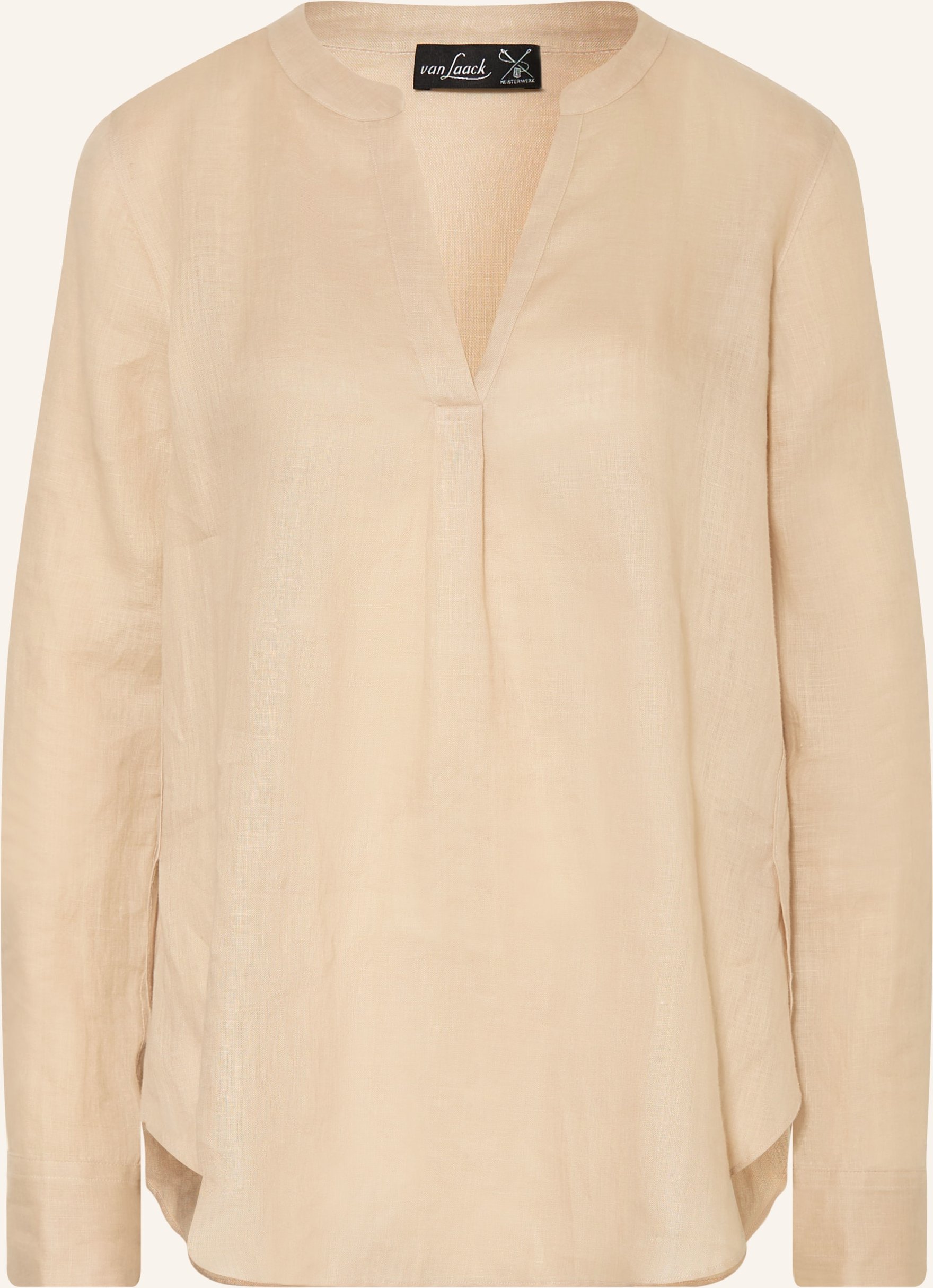 Van Laack Blusenshirt Vl-Ponny-Br Aus Leinen beige