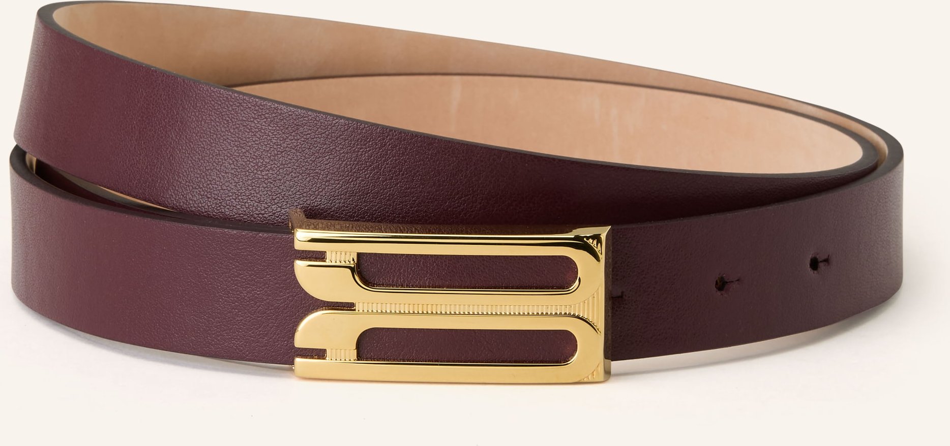 Victoria Beckham Ledergürtel rot