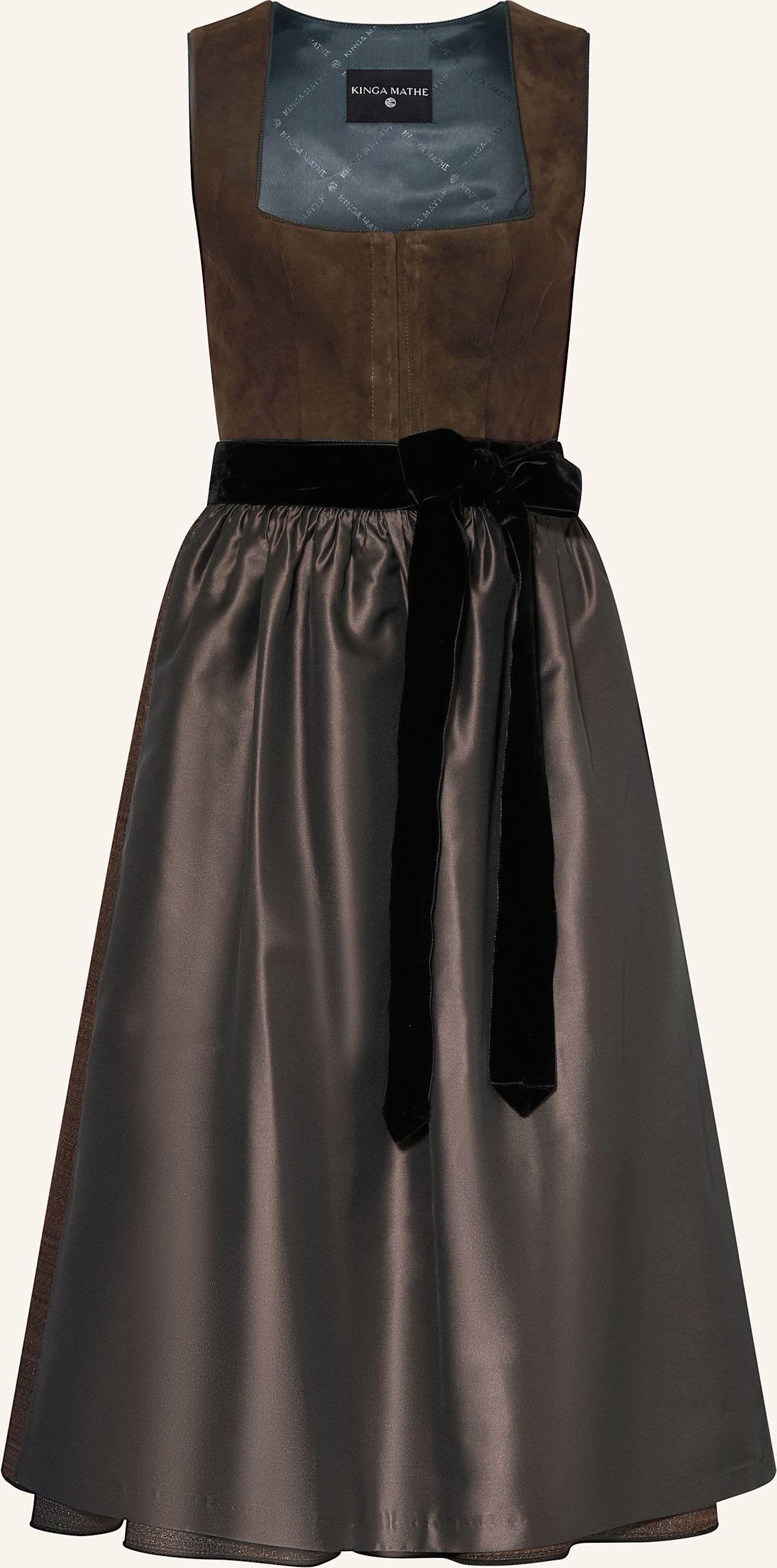 Thumbnail - Kinga Mathe Dirndl Latina Mit Glitzergarn braun