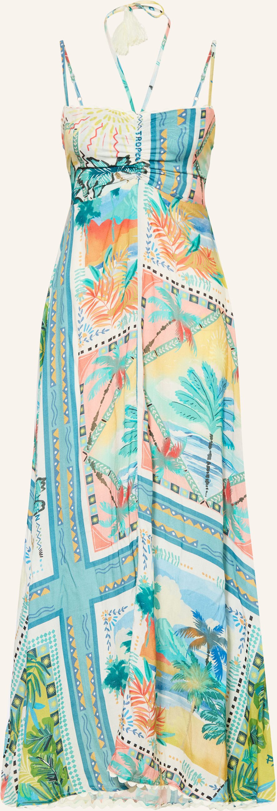 Miss June Strandkleid Britney blau