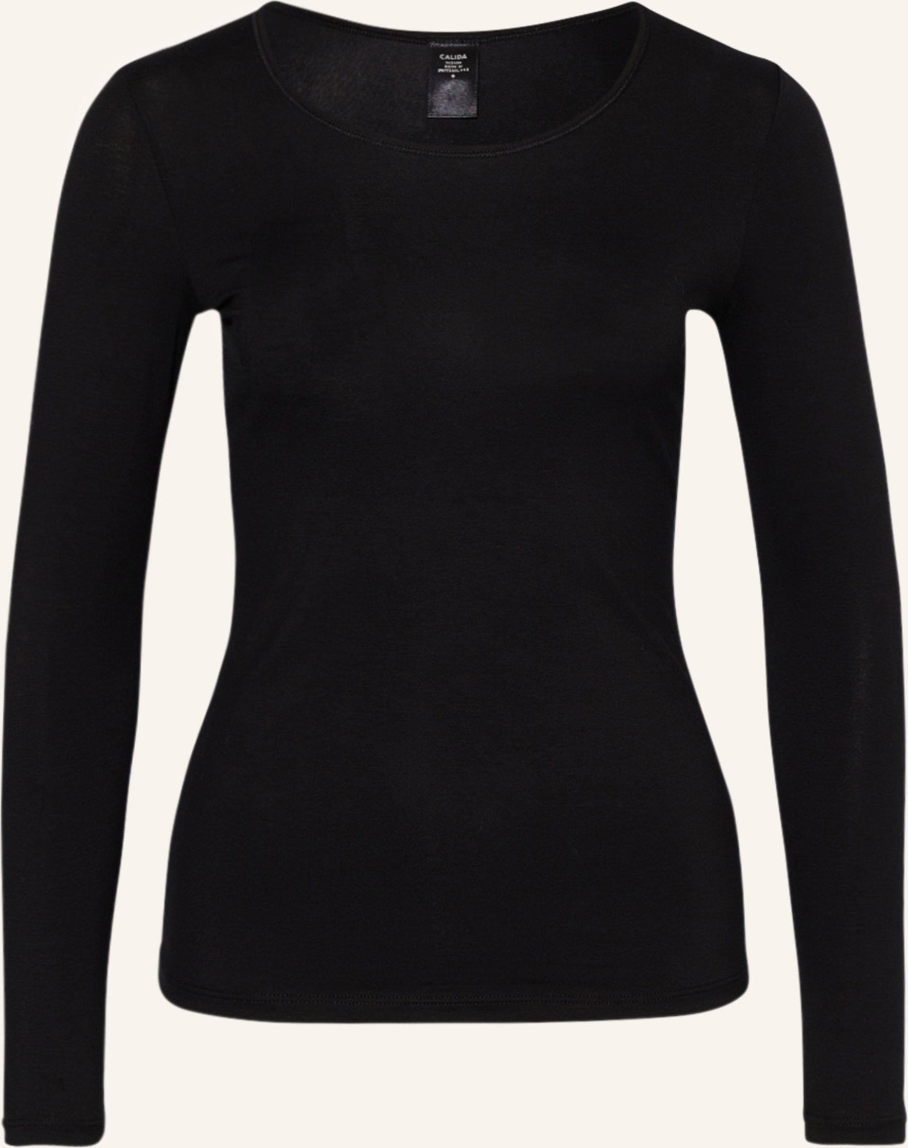 Thumbnail - Calida Longsleeve Natural Comfort schwarz