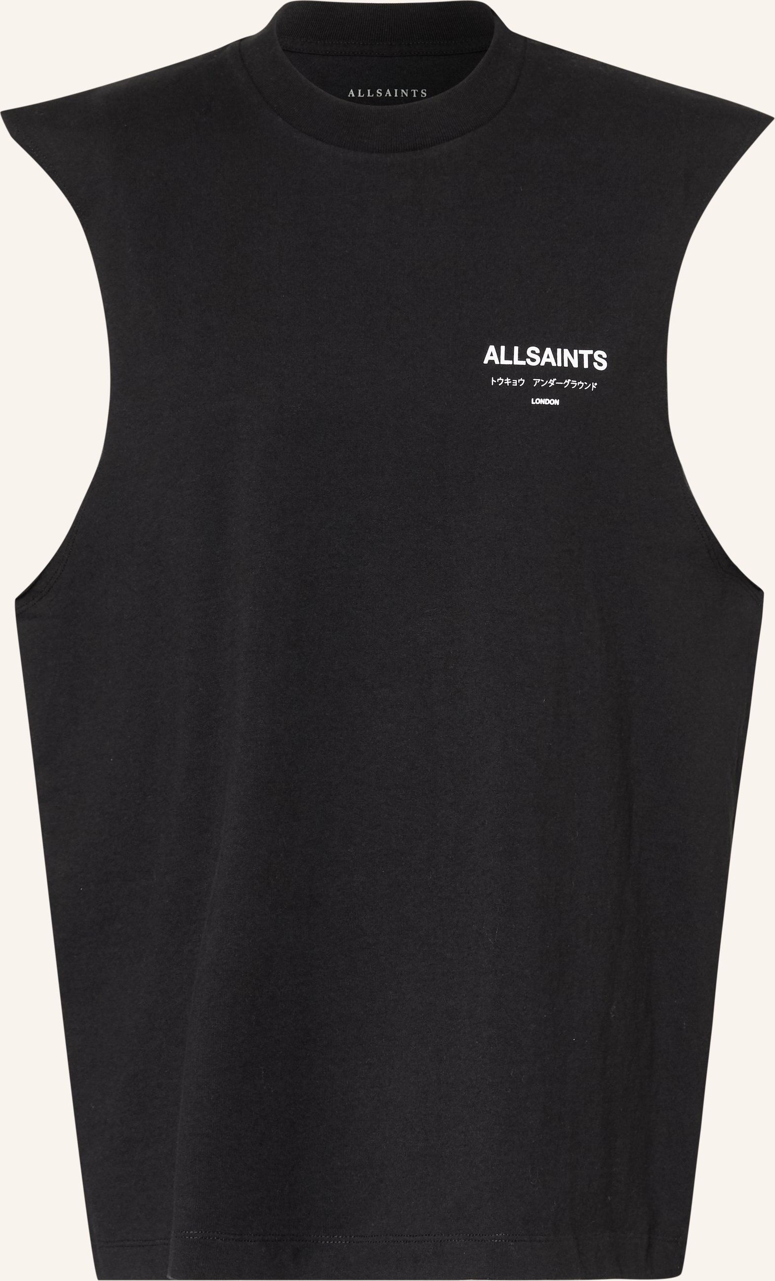 Allsaints Tanktop Underground schwarz