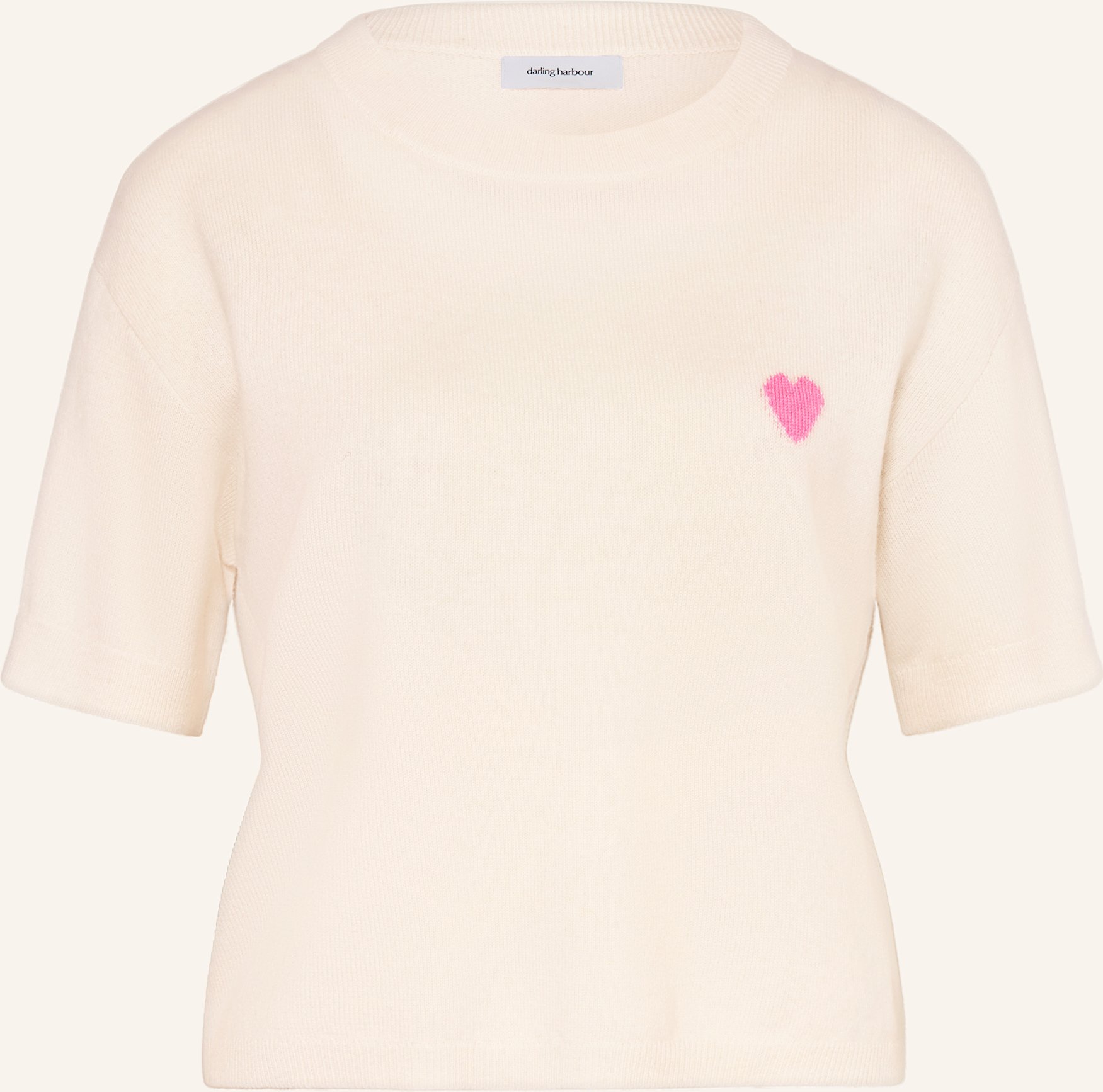 Darling Harbour Strickshirt Aus Cashmere weiss