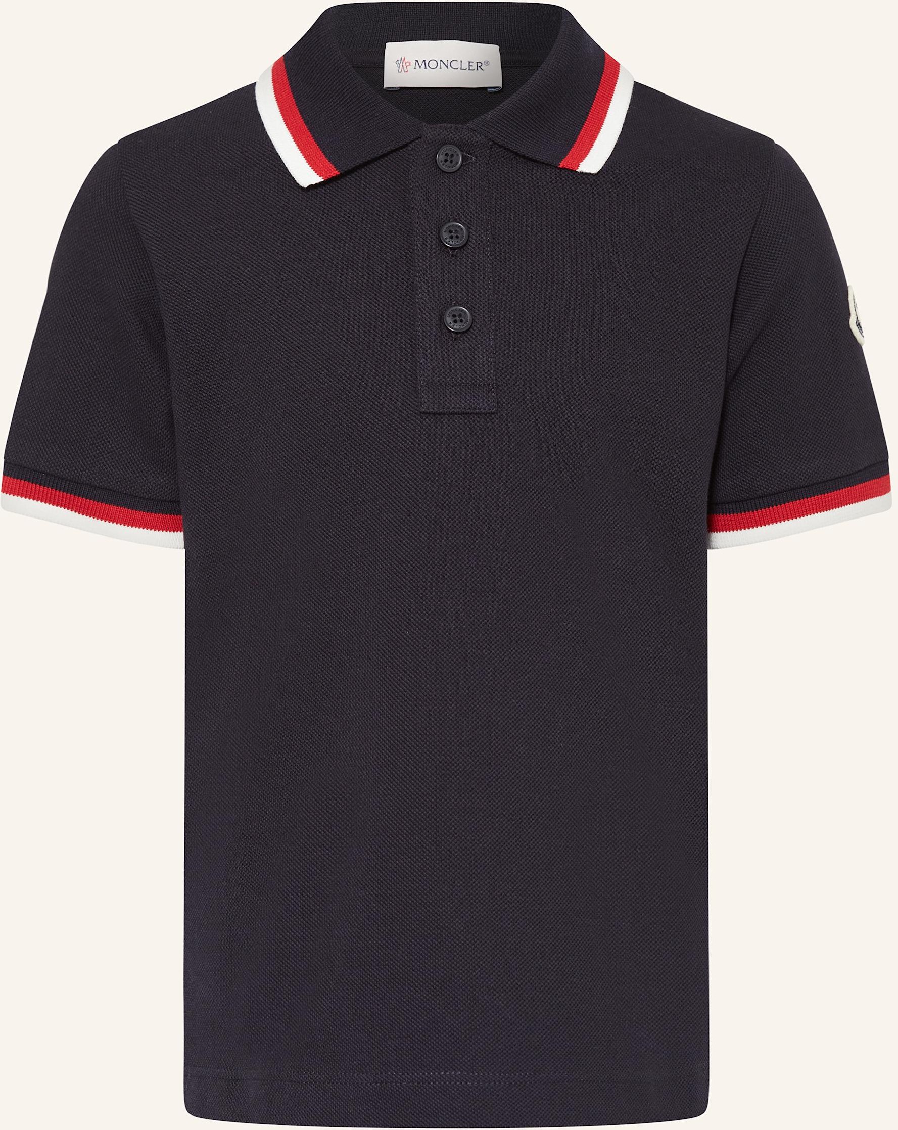 Moncler Enfant Piqué-Poloshirt blau