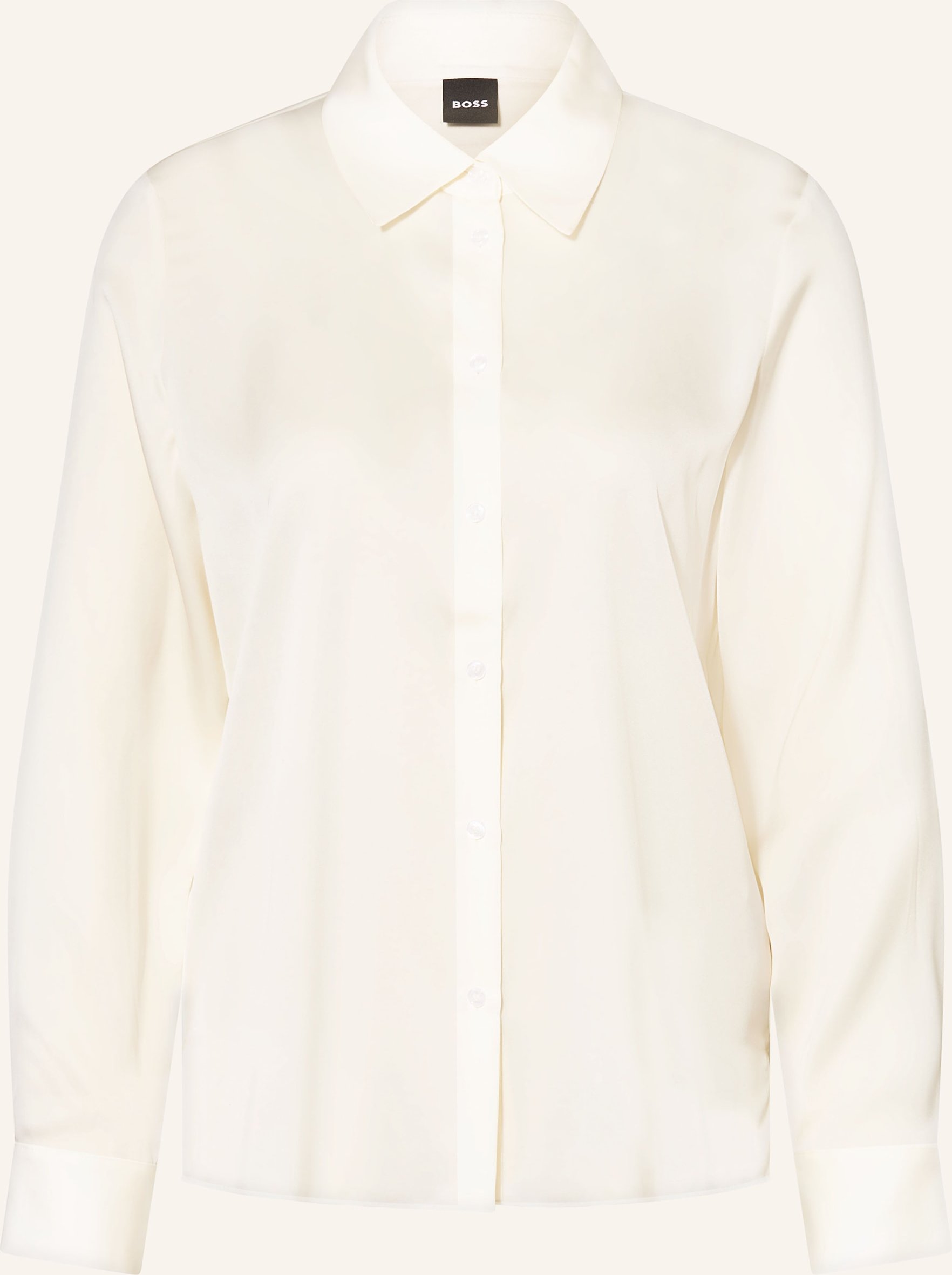 Boss Hemdbluse Bonya Aus Seide weiss