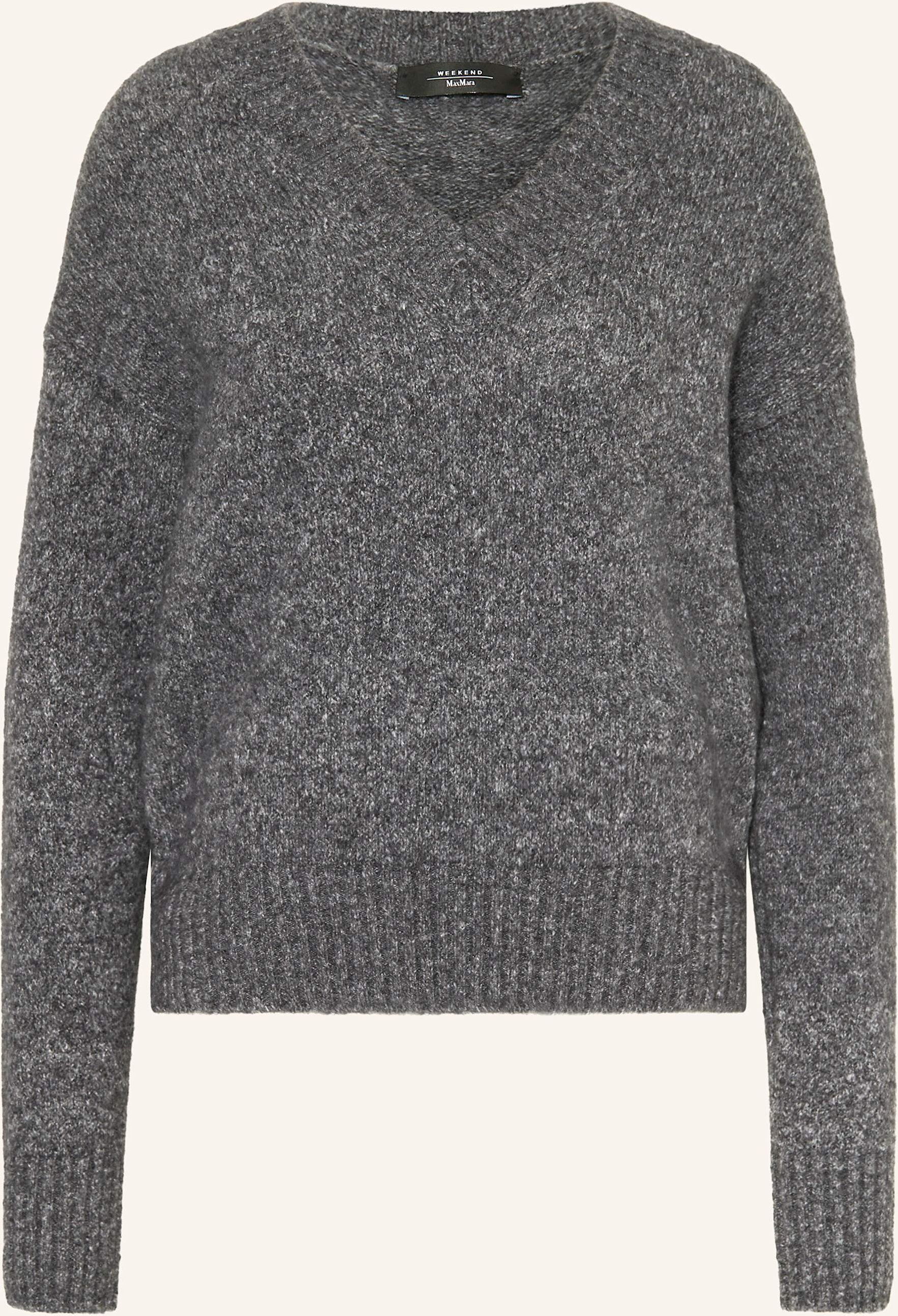 Weekend Max Mara Pullover Visita Mit Alpaka grau