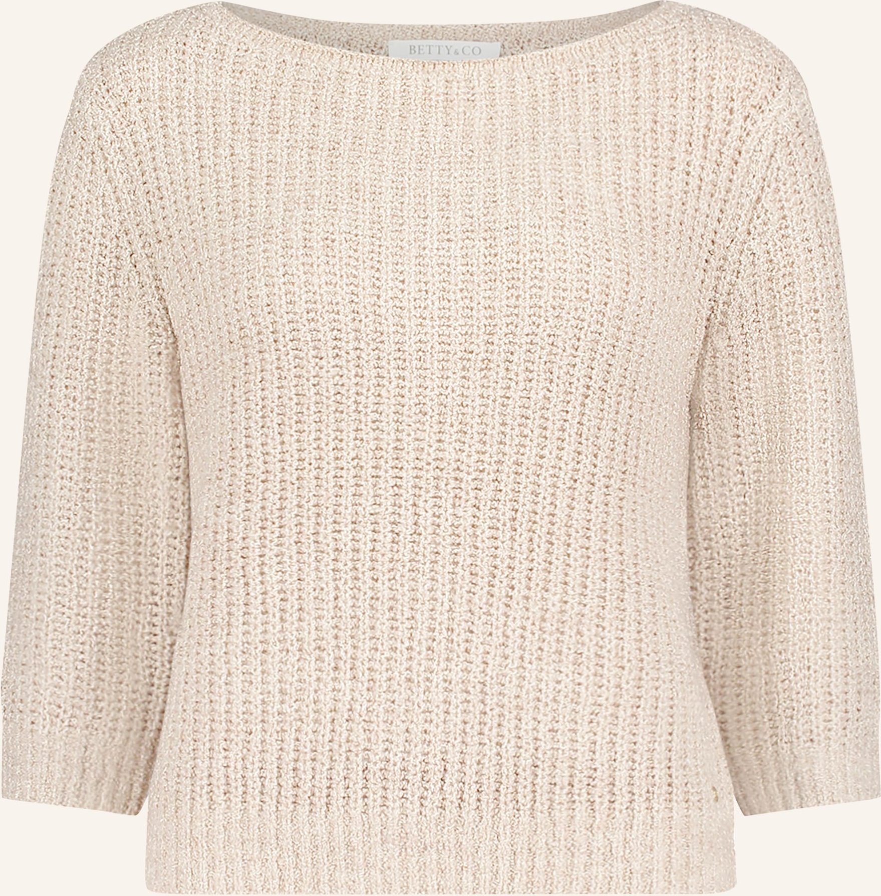 Betty&Co Pullover Mit 3/4-Arm beige