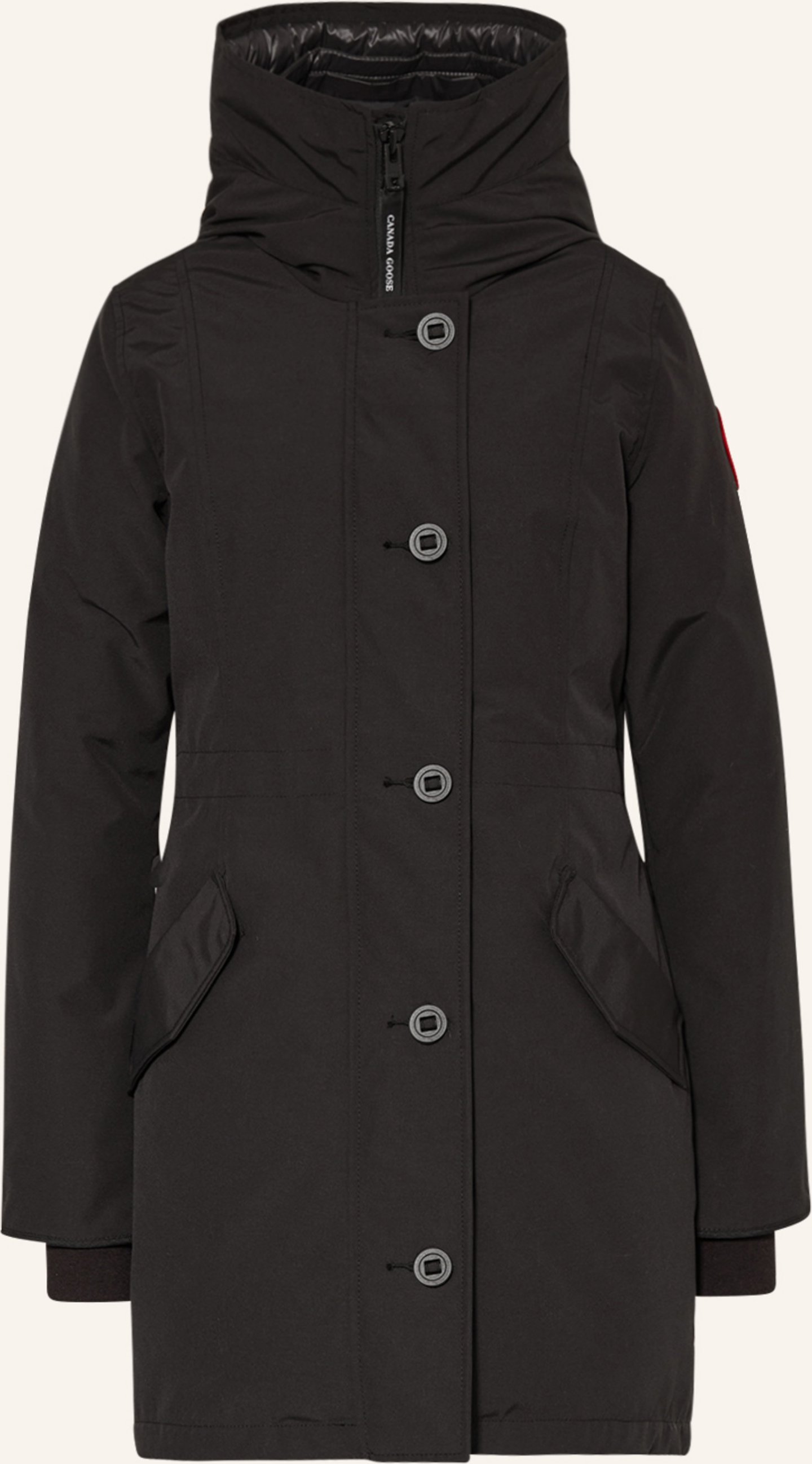 Thumbnail - Canada Goose Daunenparka Rossclair schwarz