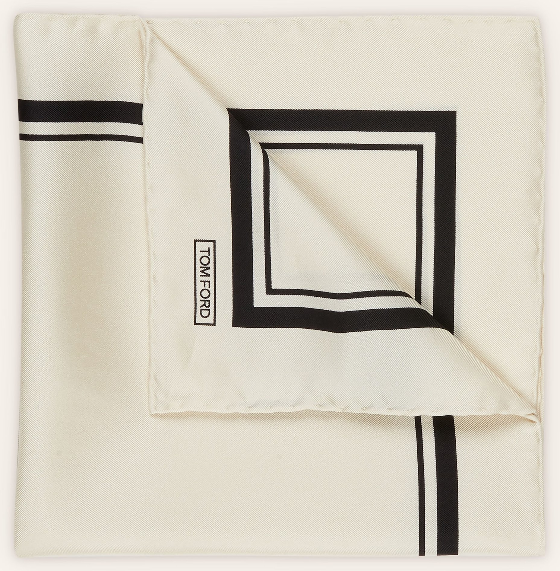 Tom Ford Seidentuch weiss