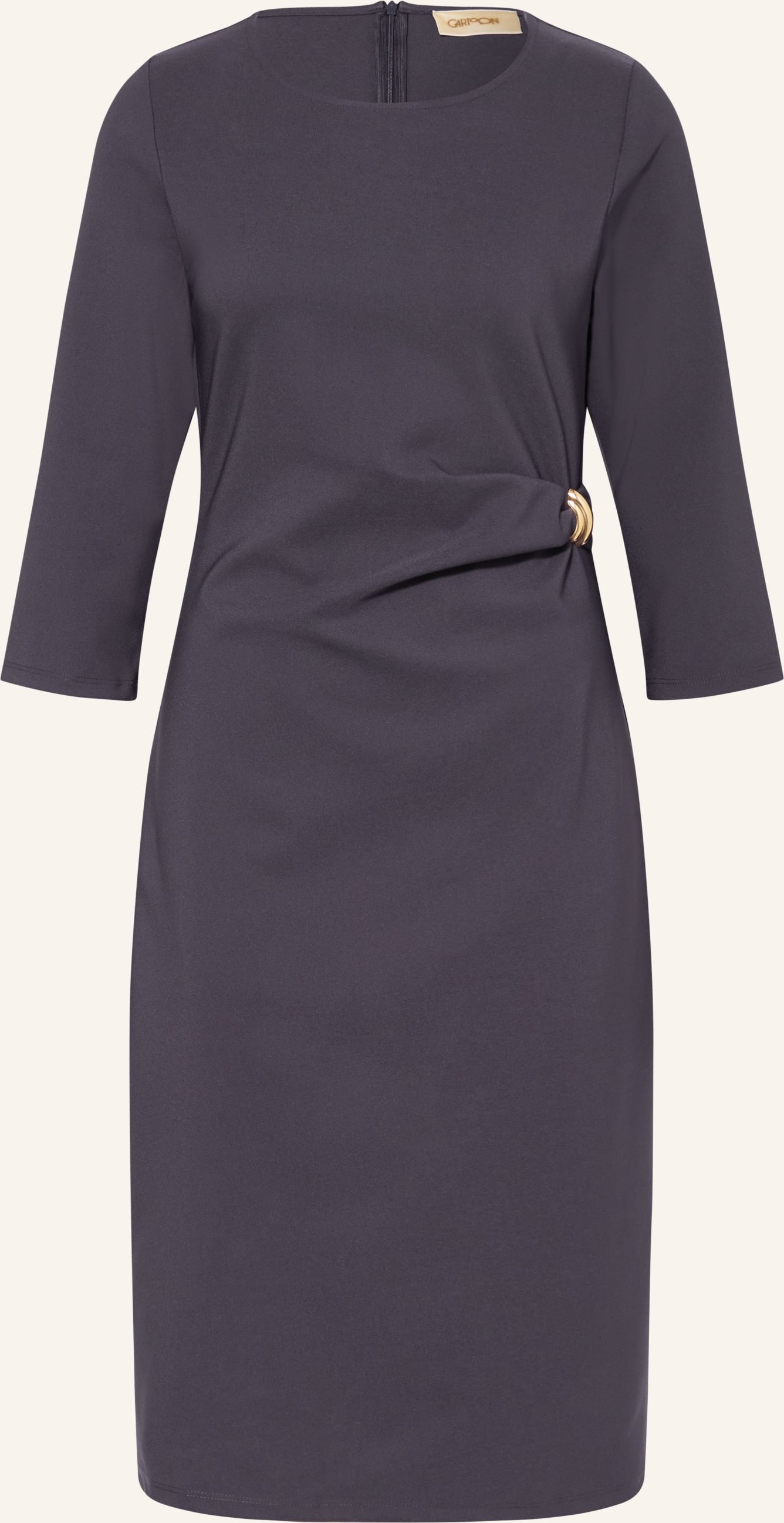 Cartoon Etuikleid Mit 3/4-Arm blau