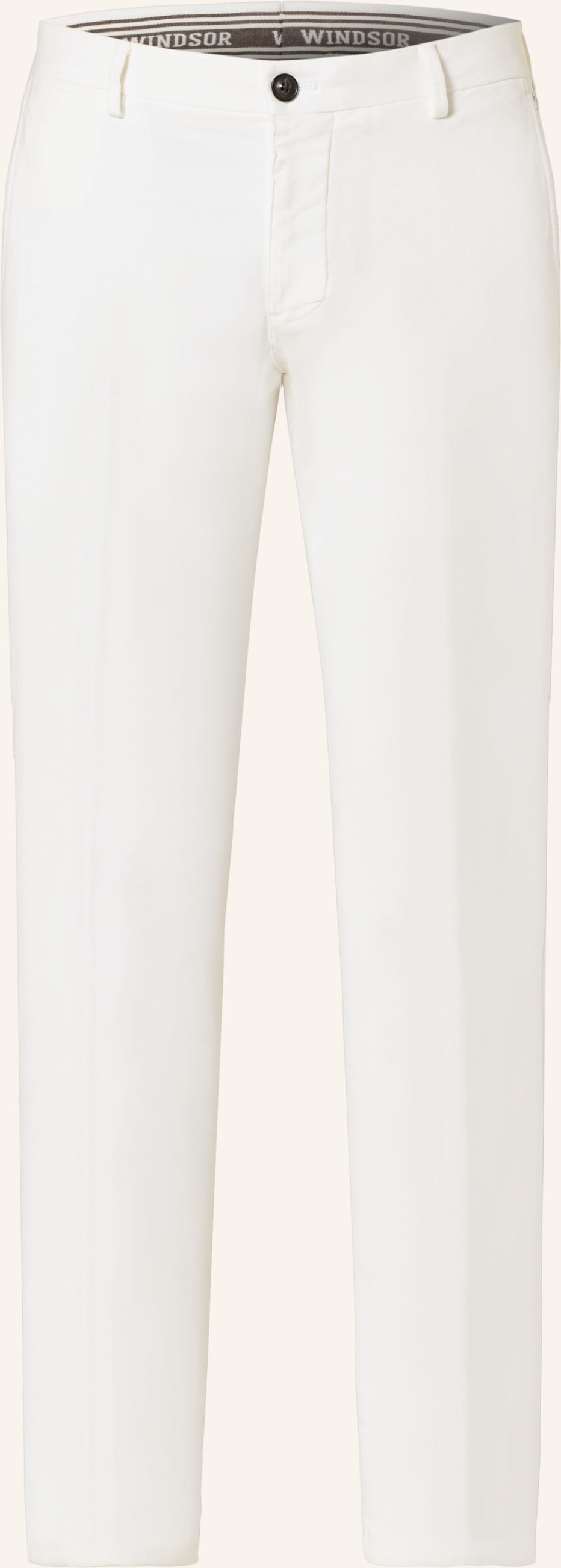 Windsor. Hose Cino Slim Fit weiss