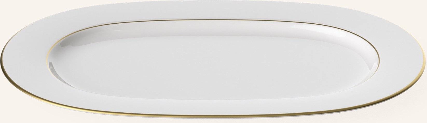 Villeroy & Boch Platte Oval Anmut Gold weiss