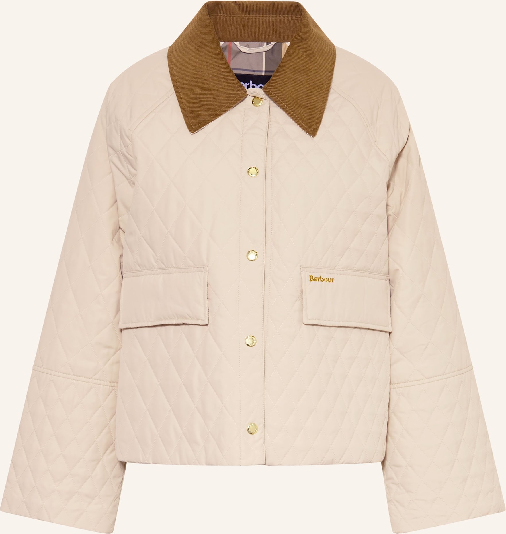 Barbour Steppjacke Kirby beige