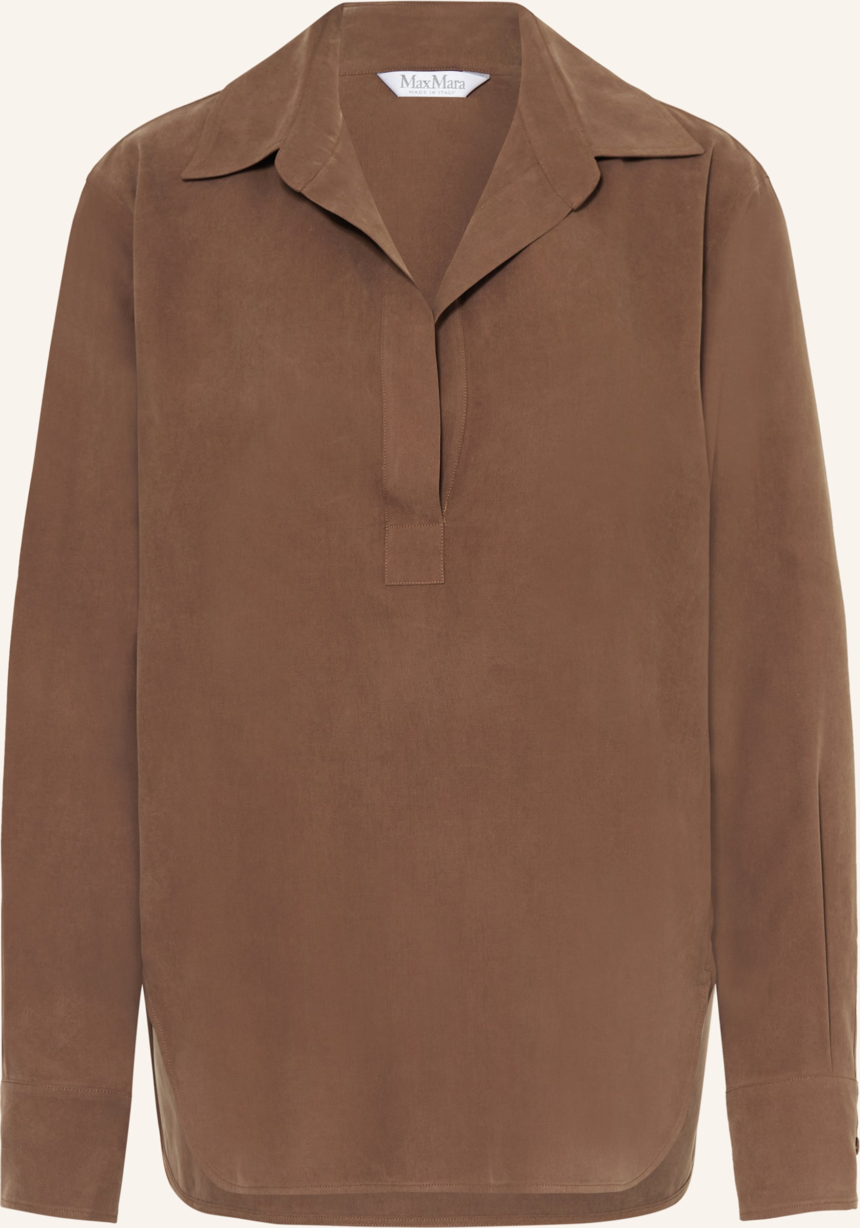 Max Mara Blusenshirt Mirko Aus Seide braun