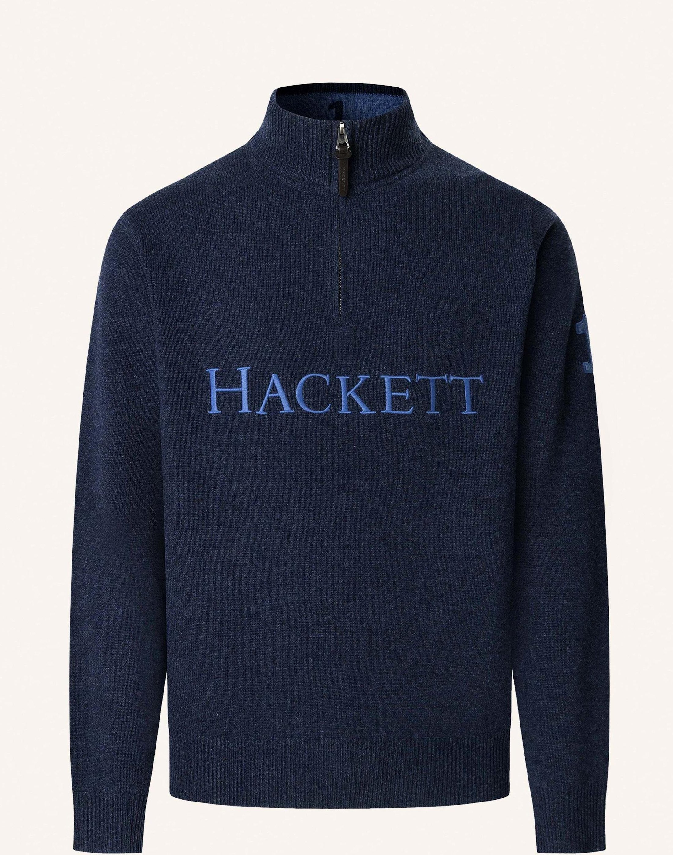 Hackett London Pullover Heritage No.1 Hzip blau