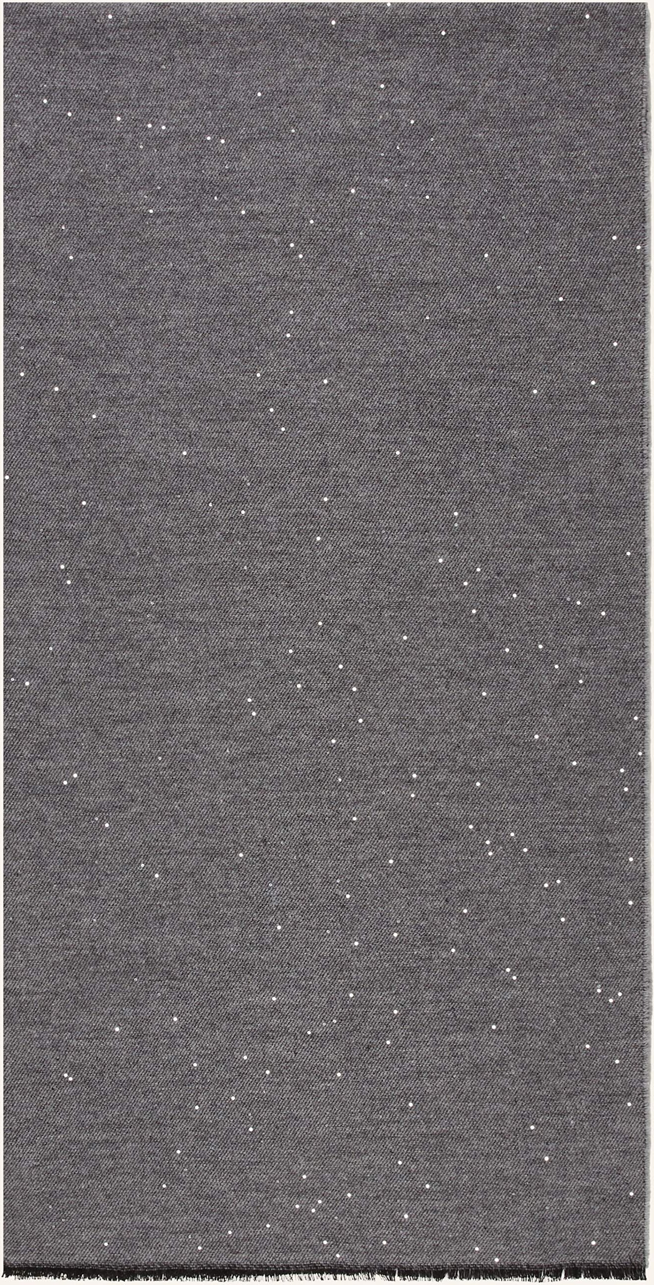 Peserico Schal Mit Pailletten grau