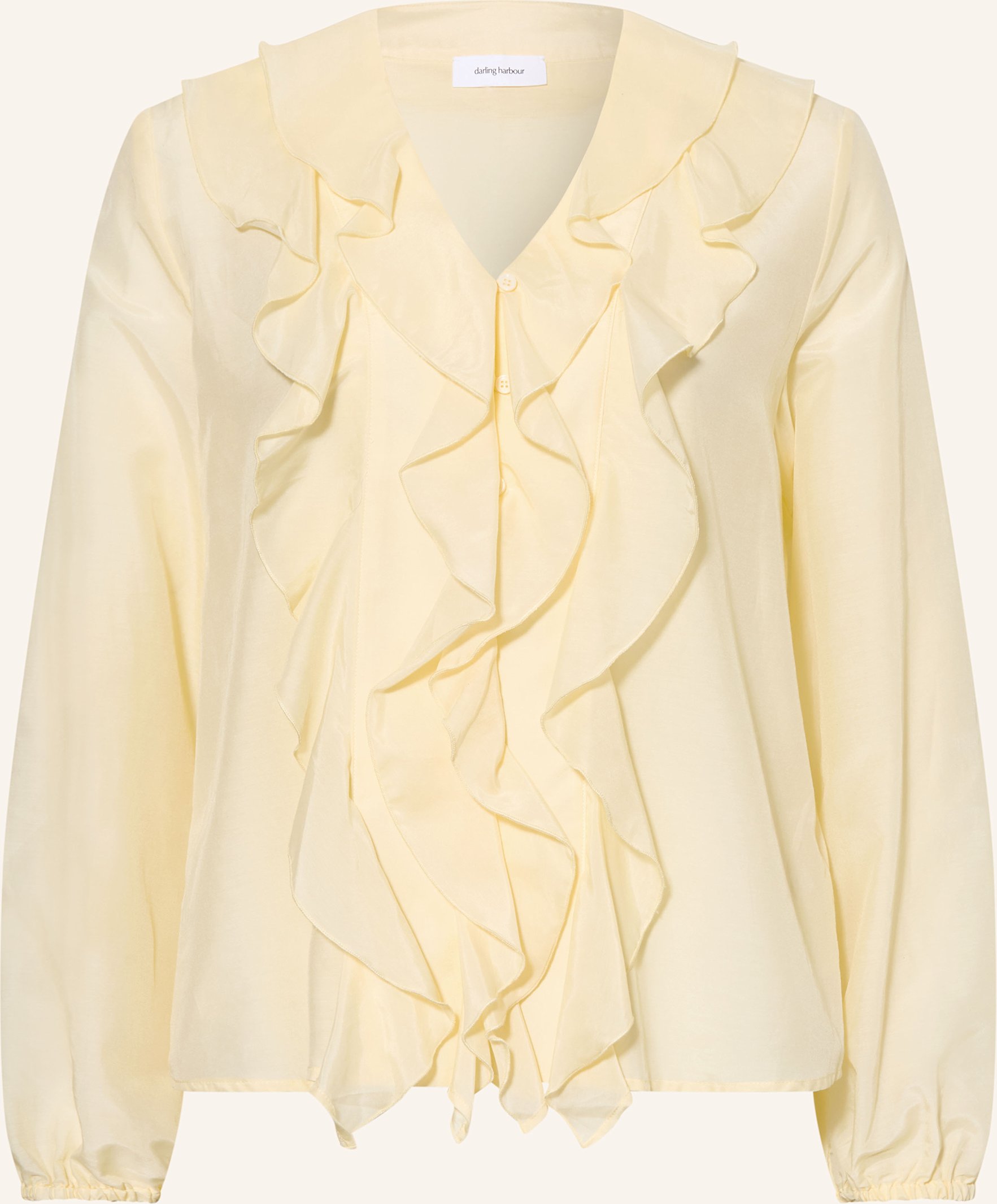 Darling Harbour Bluse Mit Rüschen gelb
