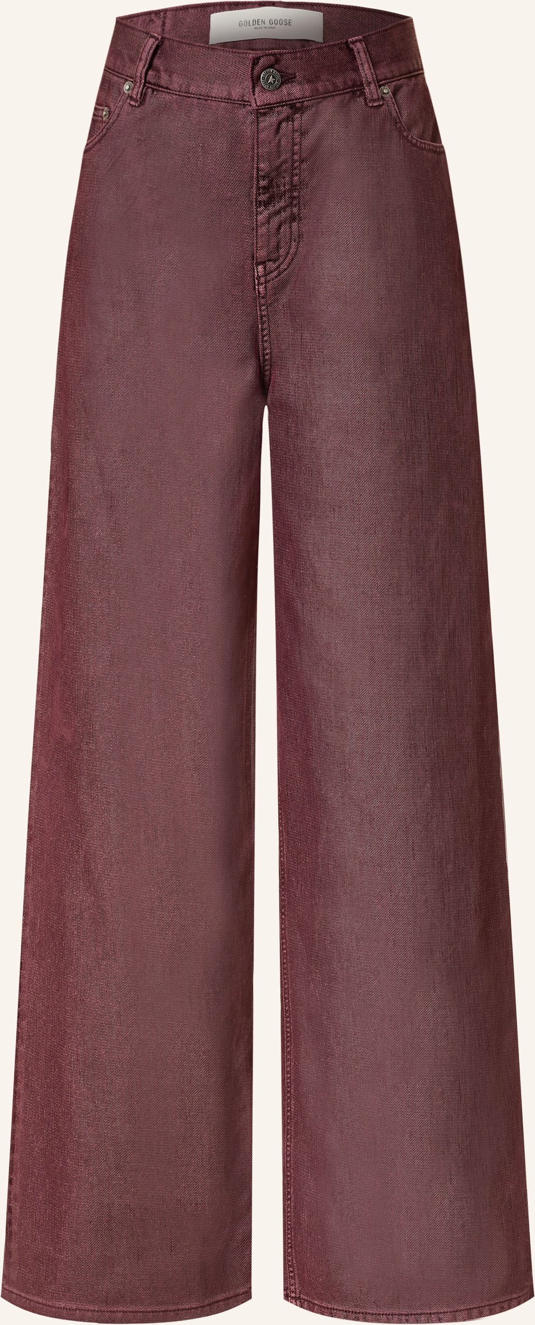 Golden Goose Wide Leg Jeans Melody rot