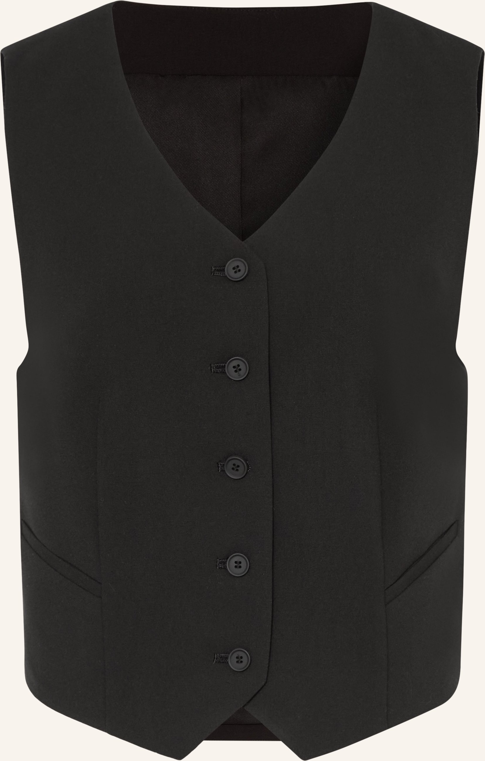 Allsaints Blazerweste Aleida schwarz