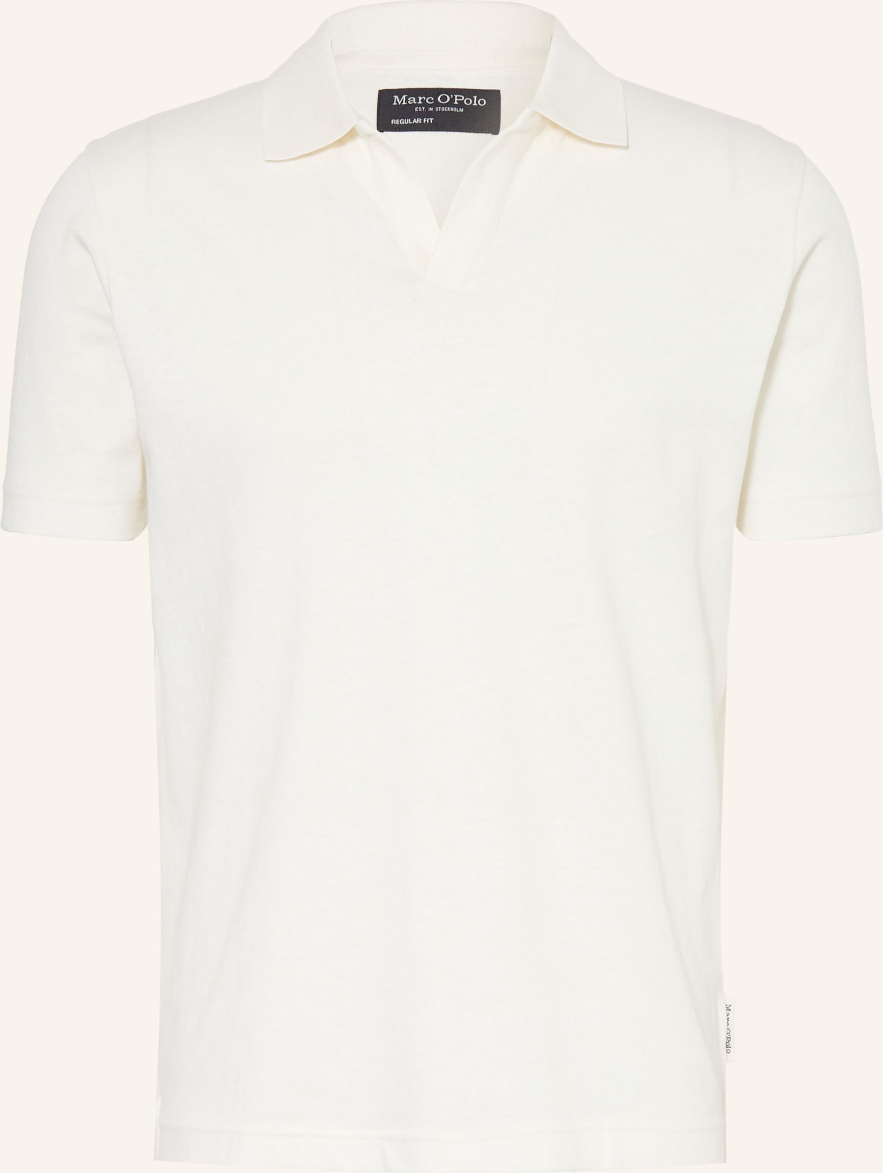 Thumbnail - Marc O'polo Jersey-Poloshirt Regular Fit weiss
