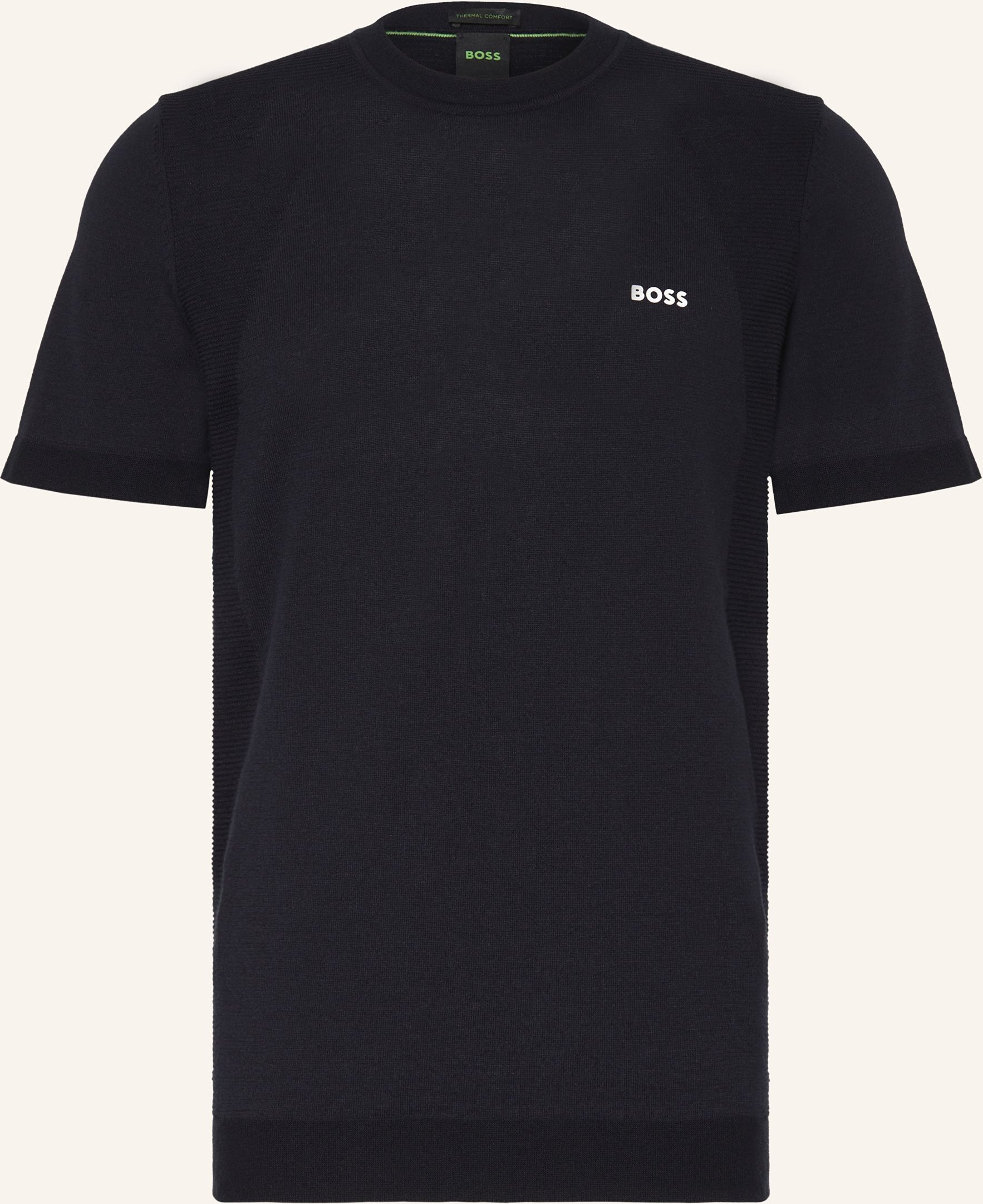 Boss Strickshirt Momentum_Lite blau