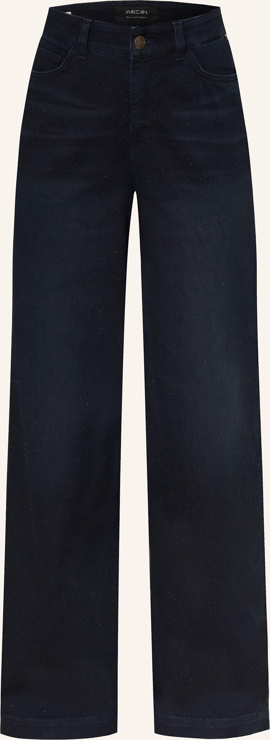 Marc Cain Wide Leg Jeans Warri Mit Schmucksteinen blau