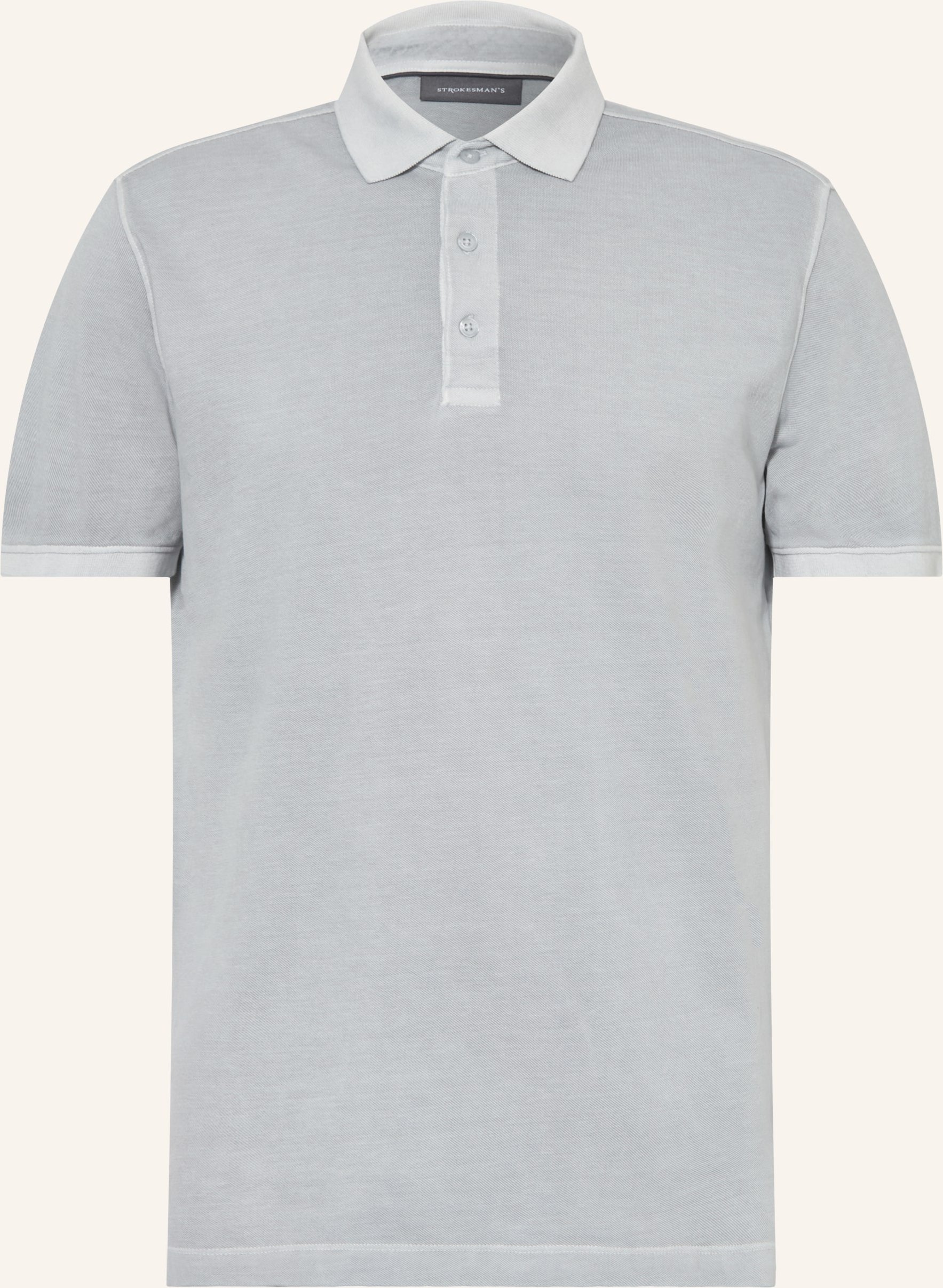 Strokesman's Piqué-Poloshirt grau