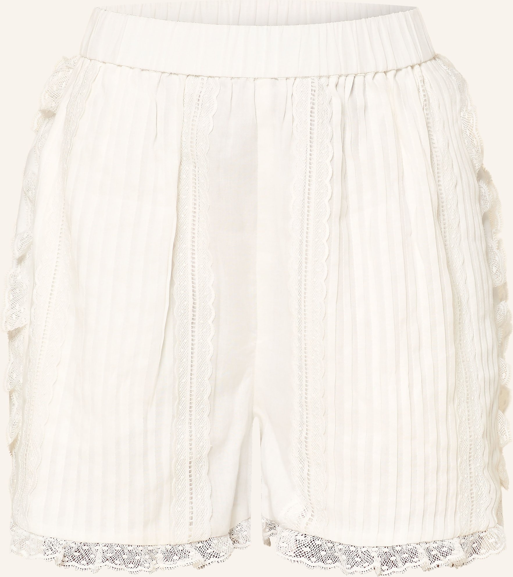 Claudie Pierlot Shorts Mit Spitze weiss