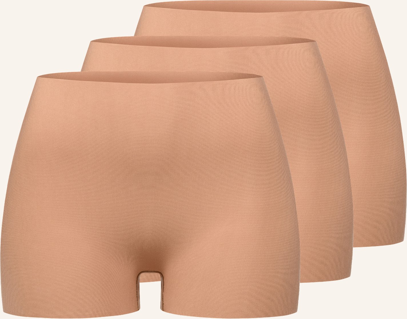 Erlich Textil Erlich Textil 3 Pack - Seamless Slip Panty Light Touch Panty Im 3er Pack braun
