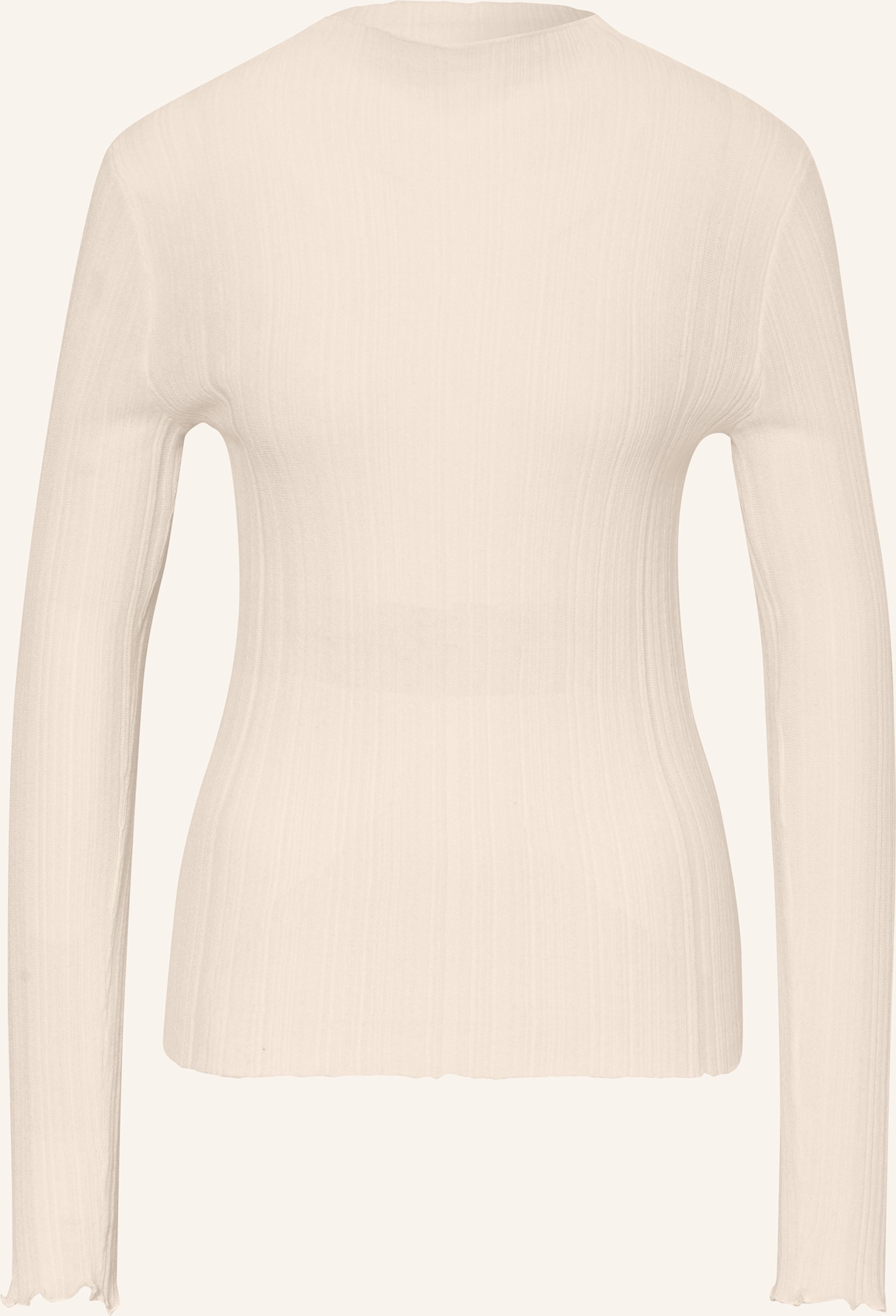 Samsøe Samsøe Longsleeve Sajose Aus Merinowolle weiss