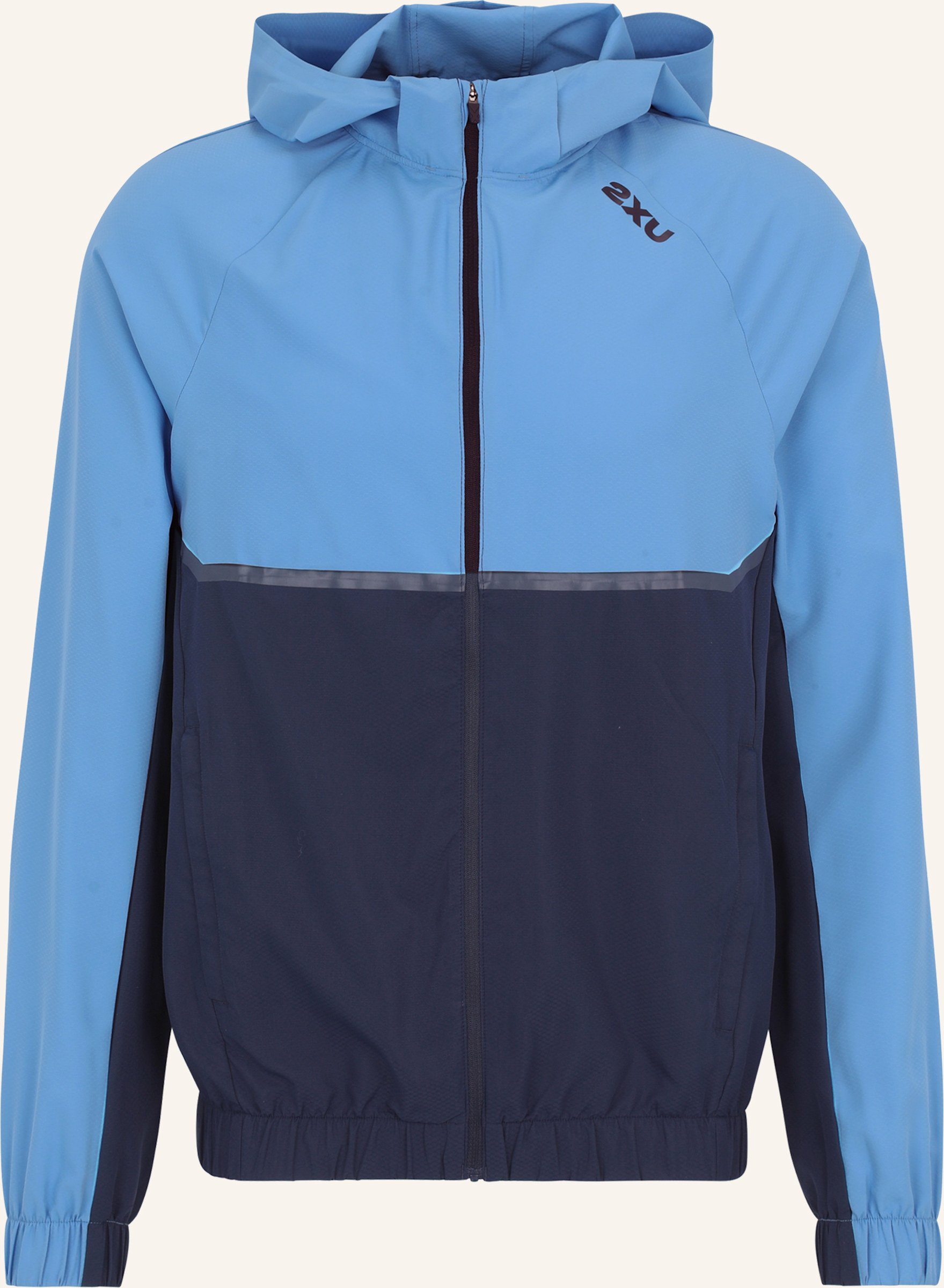 Thumbnail - 2xu Laufjacke Aero Hex Windbreaker blau