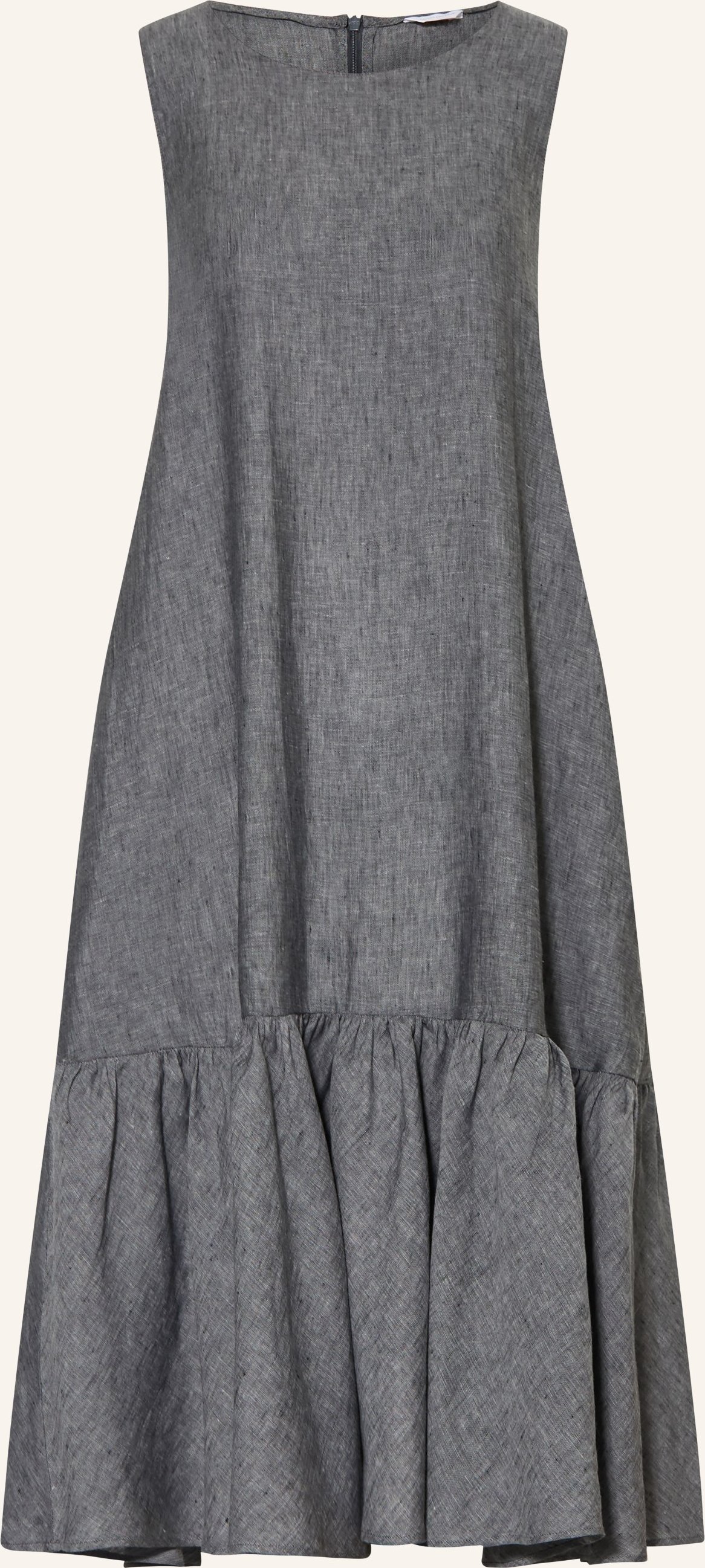 Robert Friedman Leinenkleid Karenl grau