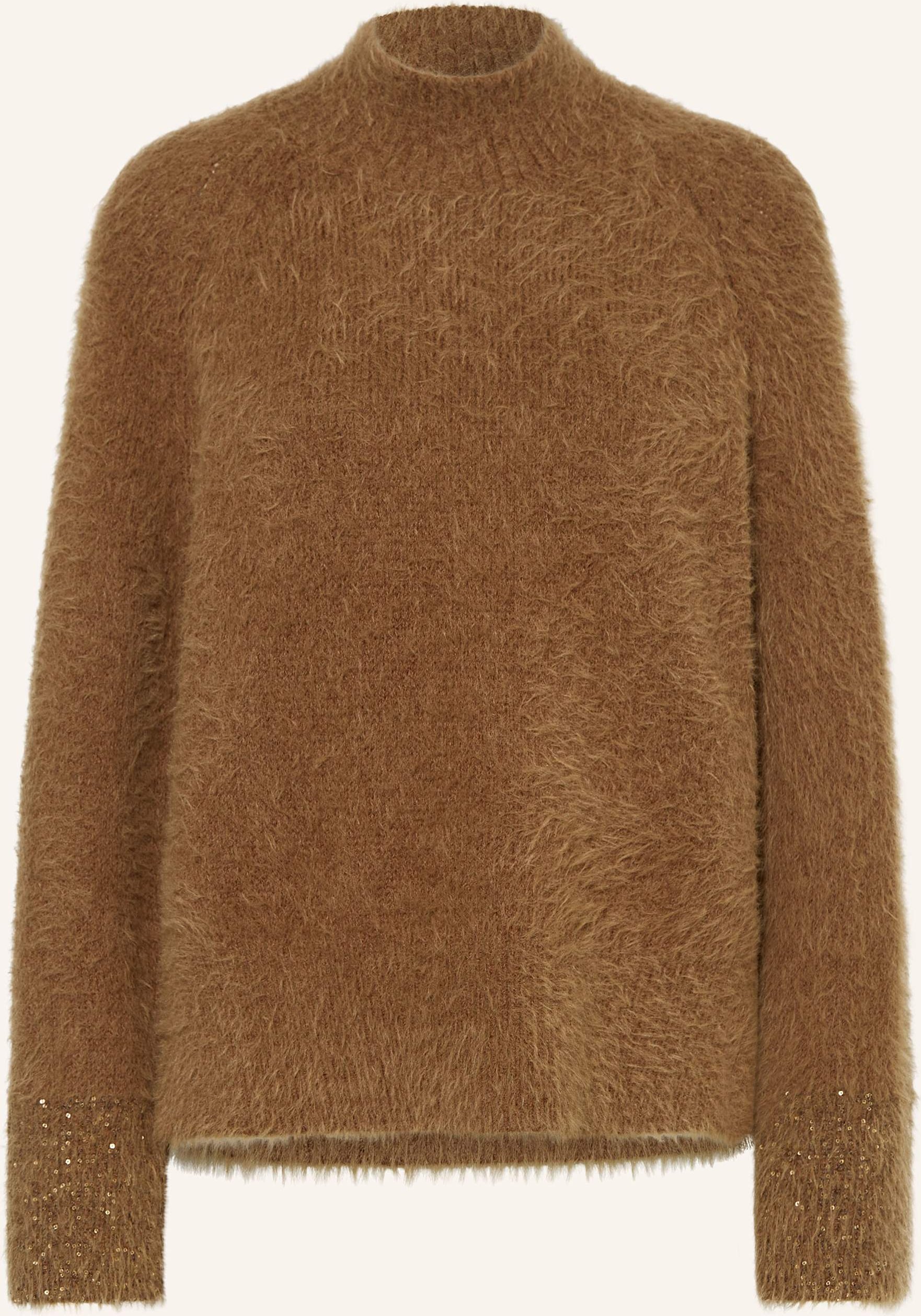 Thumbnail - Luisa Cerano Pullover Mit Pailletten braun