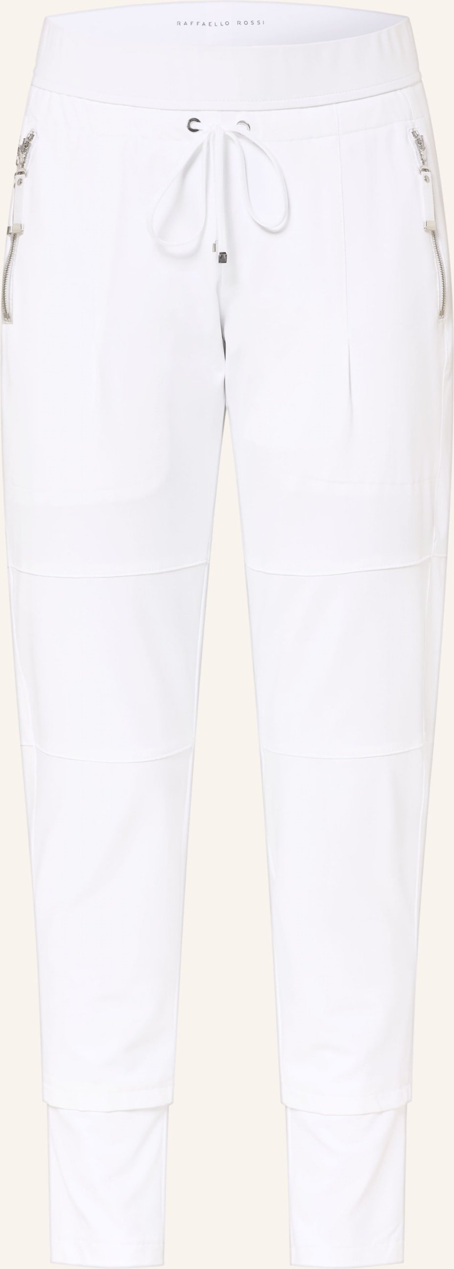 Thumbnail - Raffaello Rossi Hose Candy Im Jogging-Stil weiss